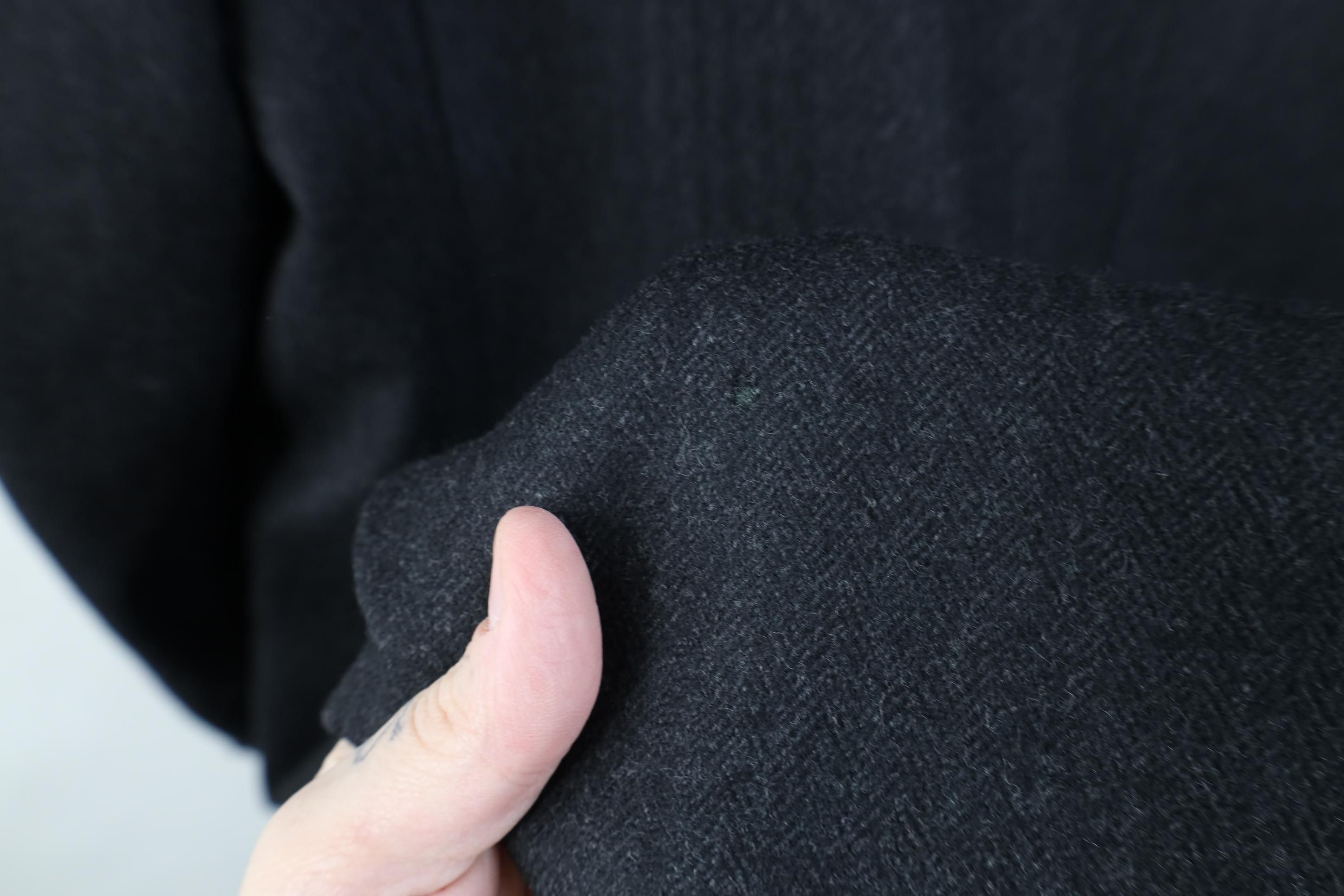 Vintage Vintage 70s Streetwear Wool Herringbone Overcoat Gray USA Size US XXL / EU 58 / 5 - 18 Thumbnail