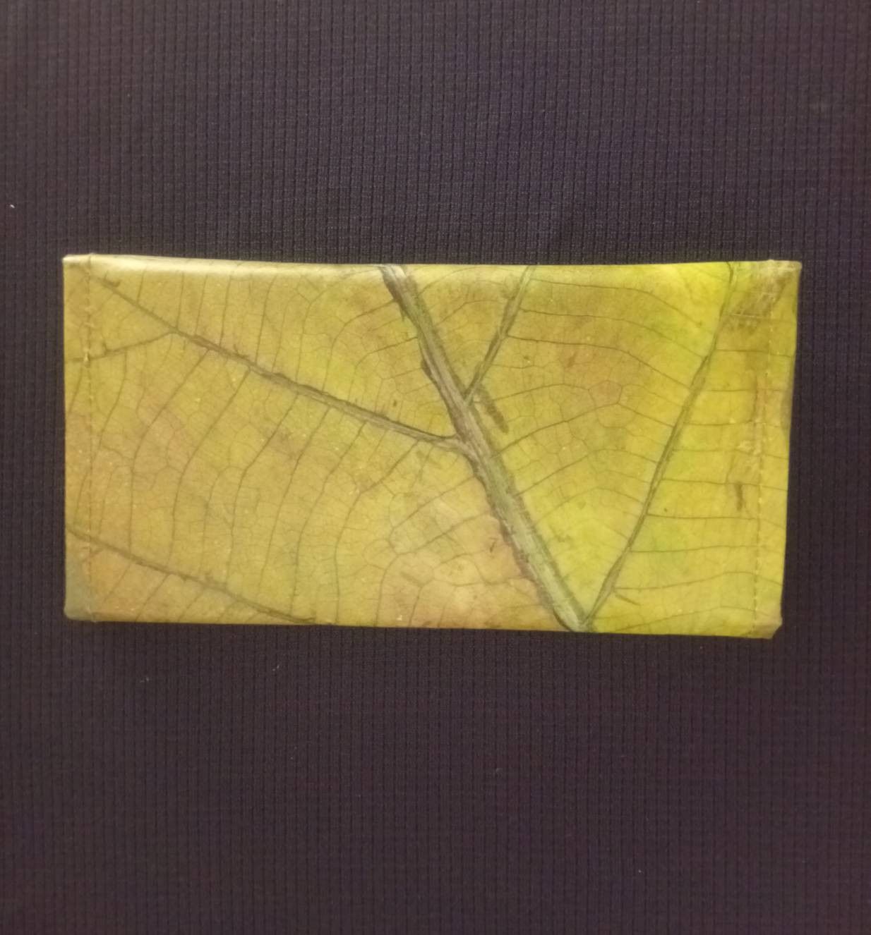 Other ENVELOP WALLET VEGAN LEATHER REAL LEAF LEATHER Size ONE SIZE - 2 Thumbnail