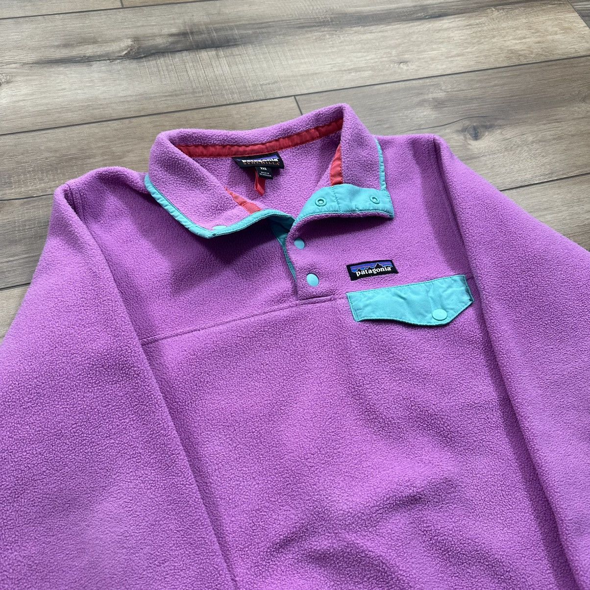 Patagonia Vintage 2000s Patagonia Synchilla Snap Fleece Pullover Size XXS / US 00 / IT 34 - 5 Thumbnail