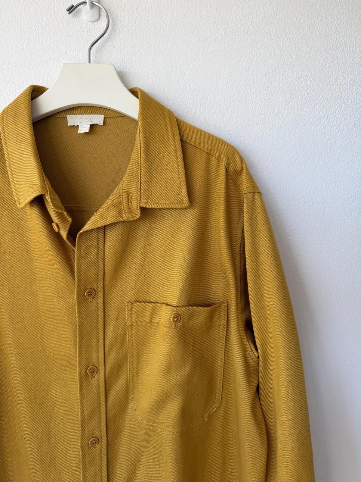 Cos COS mens overshirt jacket top shirt yellow large l Size US L / EU 52-54 / 3 - 2 Thumbnail