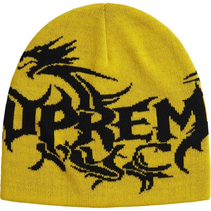 Supreme Supreme Art Dealer Tag Beanie Black | Grailed