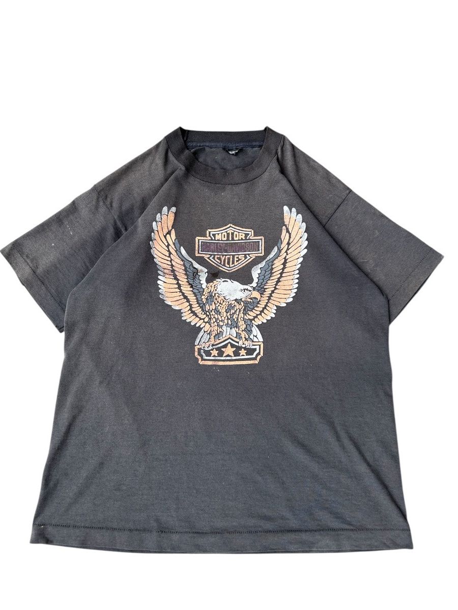 Harley Davidson Vintage Thrashed Sunfaded Harley Davidson Tees Size US L / EU 52-54 / 3 - 2 Thumbnail