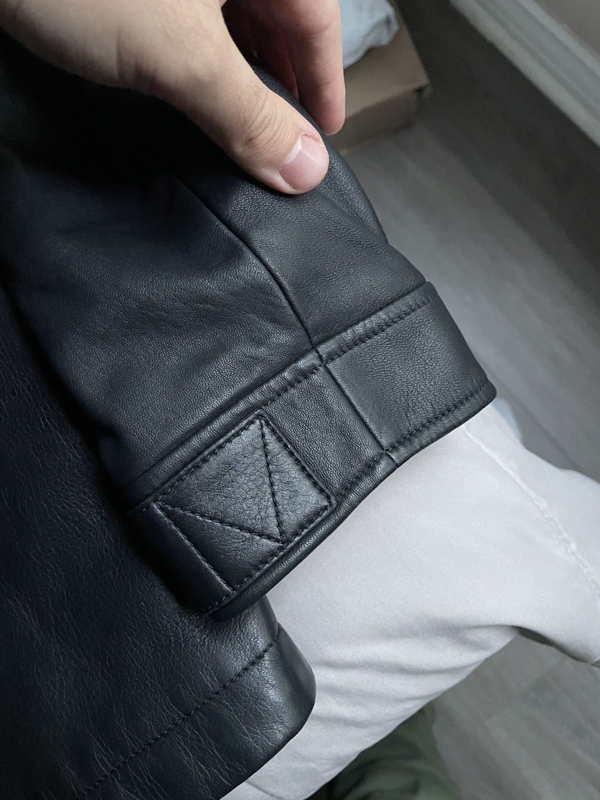 Louis Vuitton Louis Vuitton Satellite Black Leather Jacket Size US M / EU 48-50 / 2 - 16 Thumbnail