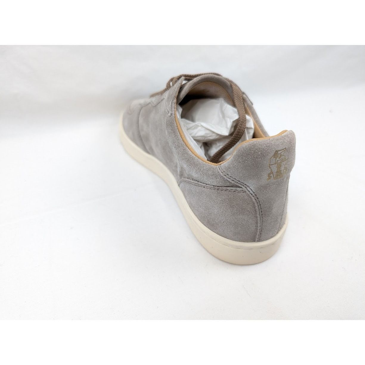 Brunello Cucinelli o1rshd1 Suede Low-Top Sneakers in Beige Size US 8 / EU 41 - 9 Thumbnail