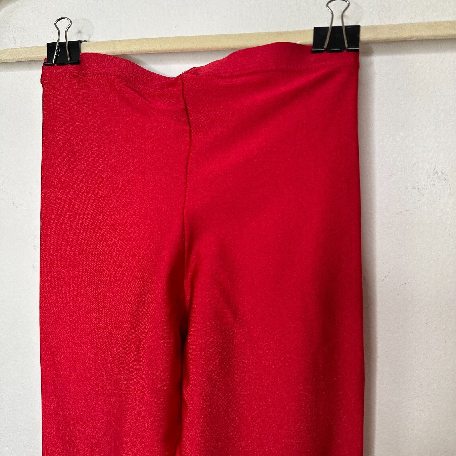 Other Anais & Margaux Alexandra Red Shimmery Leggings Italian XS Size 23" - 5 Thumbnail