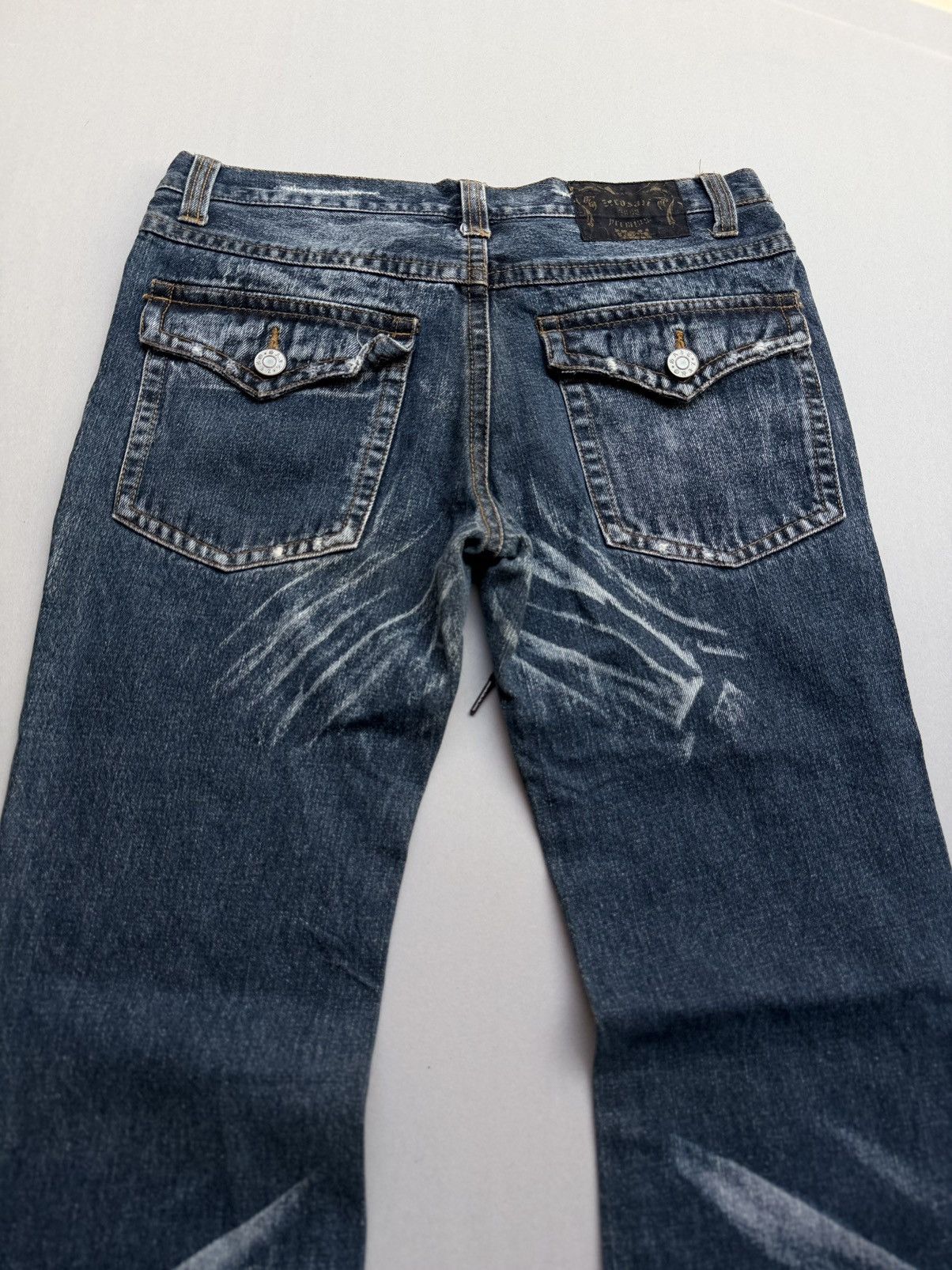 Japanese Brand Zerosail Lace up flare jeans Size US 29 - 4 Thumbnail