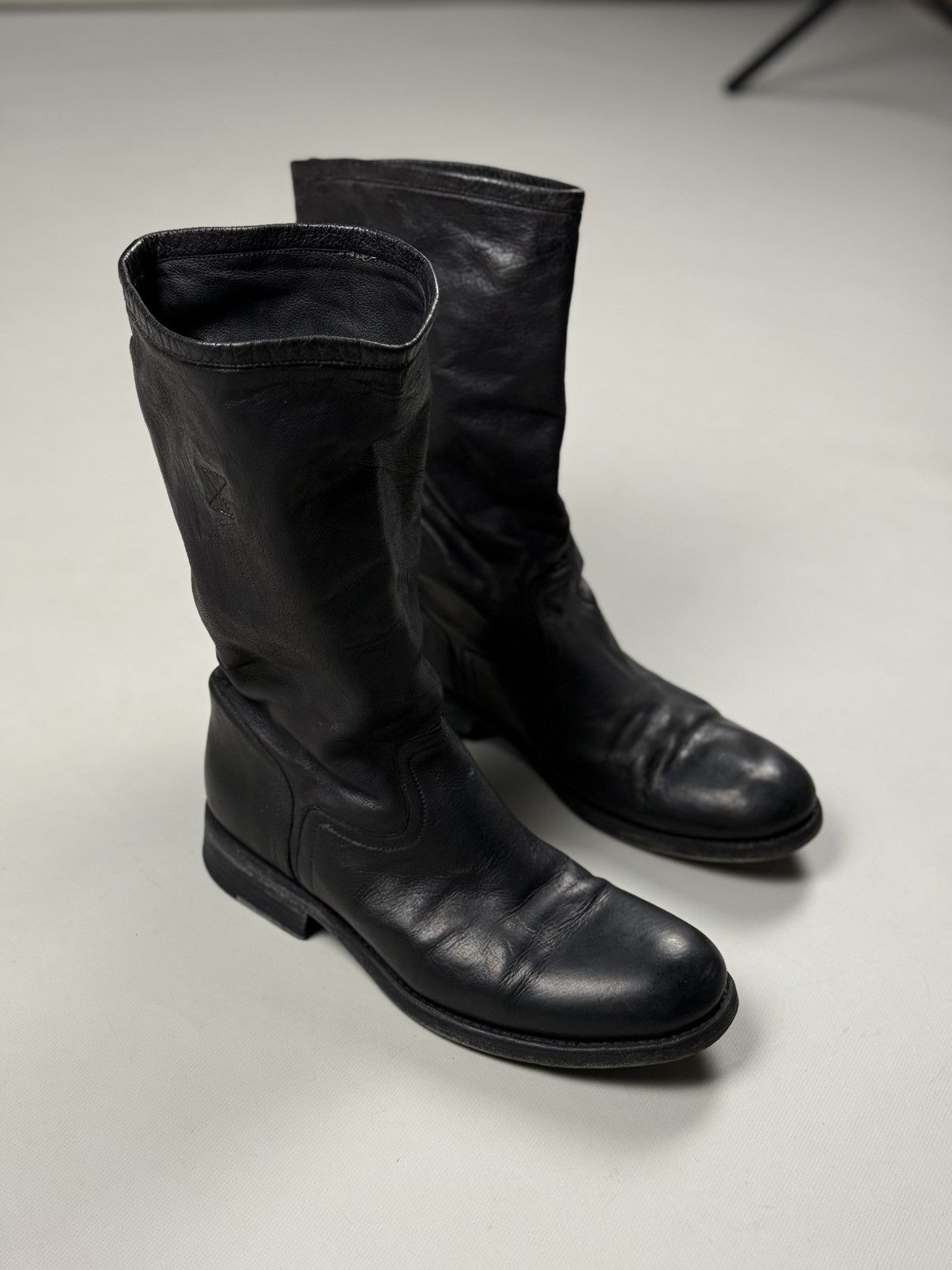 Jean Baptiste Rautureau Jean-Baptiste Rautureau Avant-Garde Leather Boots Shoes Size US 8 / EU 41 - 9 Thumbnail