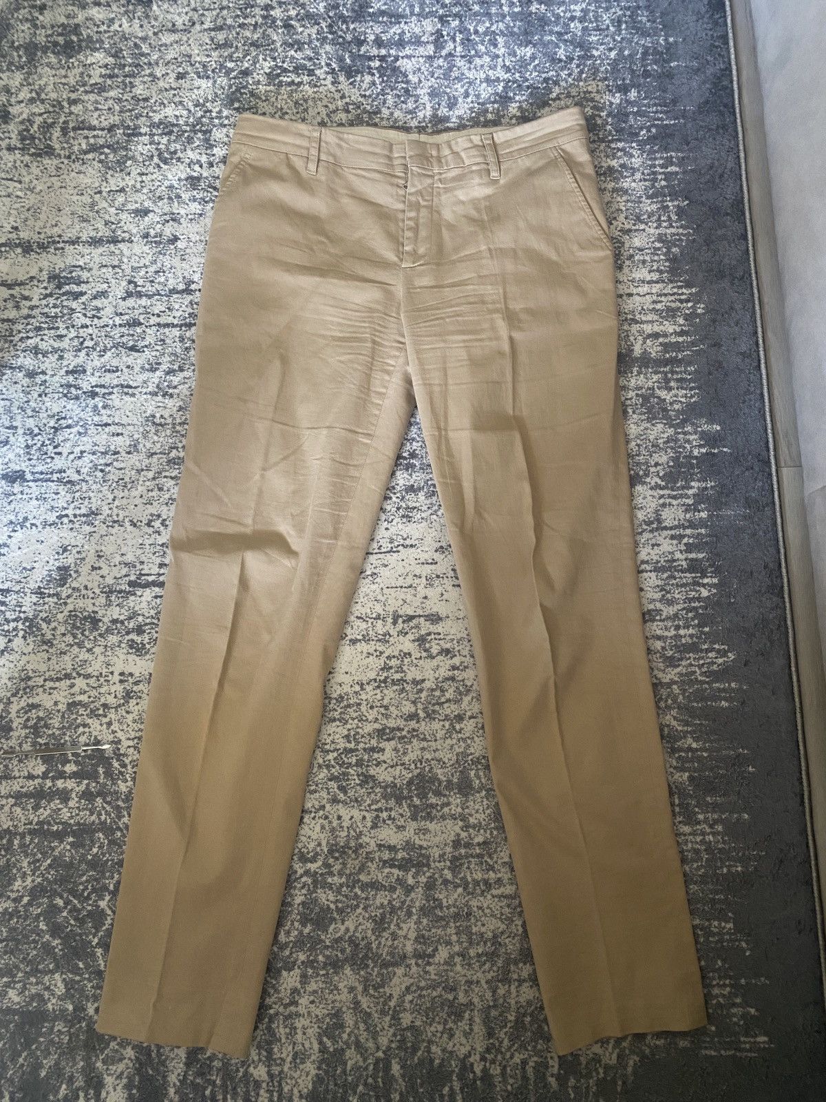 Prada Vintage beige luxury prada women pants Size 28" / US 6 / IT 42 - 1 Thumbnail