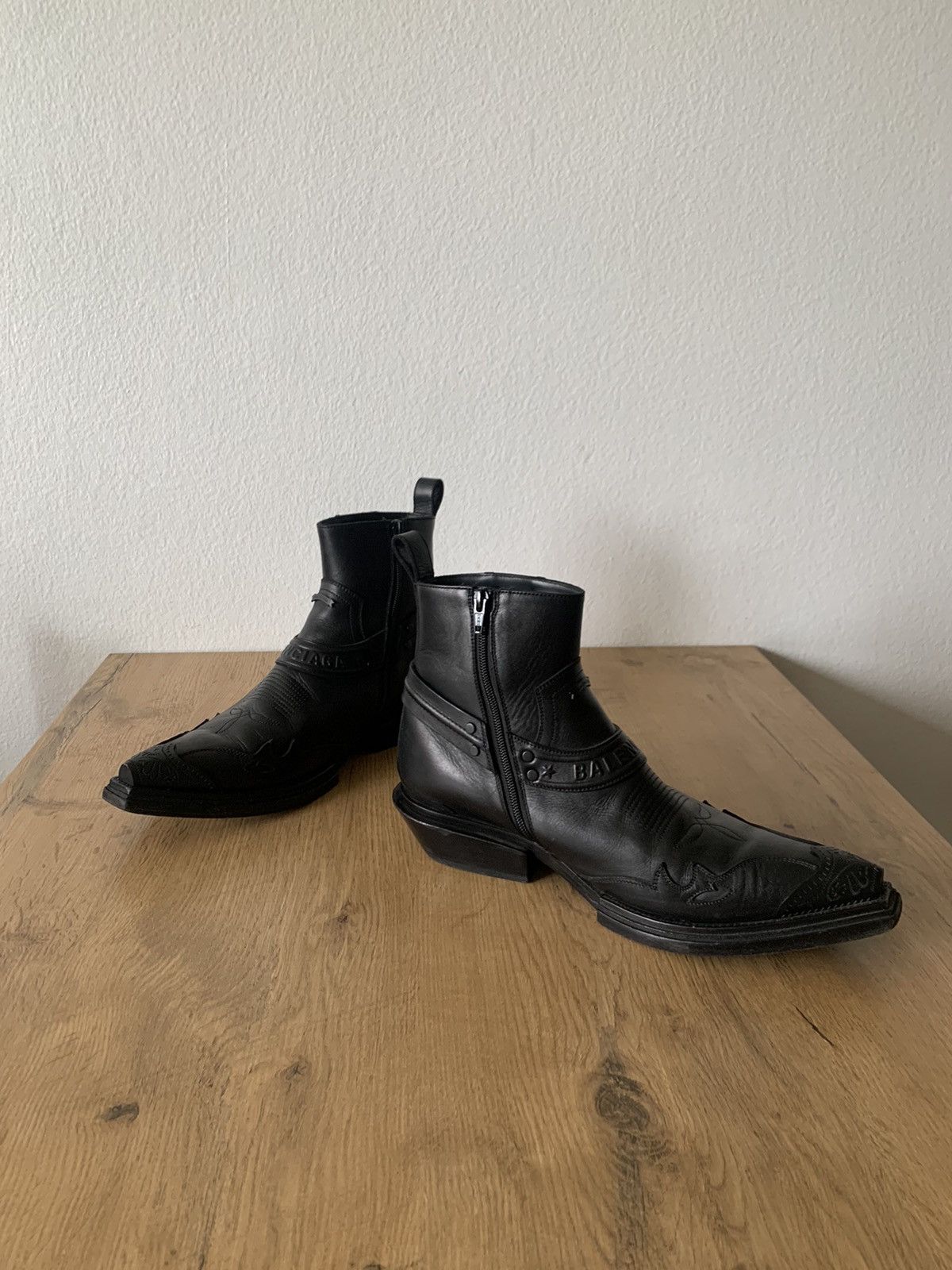 Balenciaga Balenciaga Harness Santiag Boots All Black Size US 9 / EU 42 - 3 Thumbnail