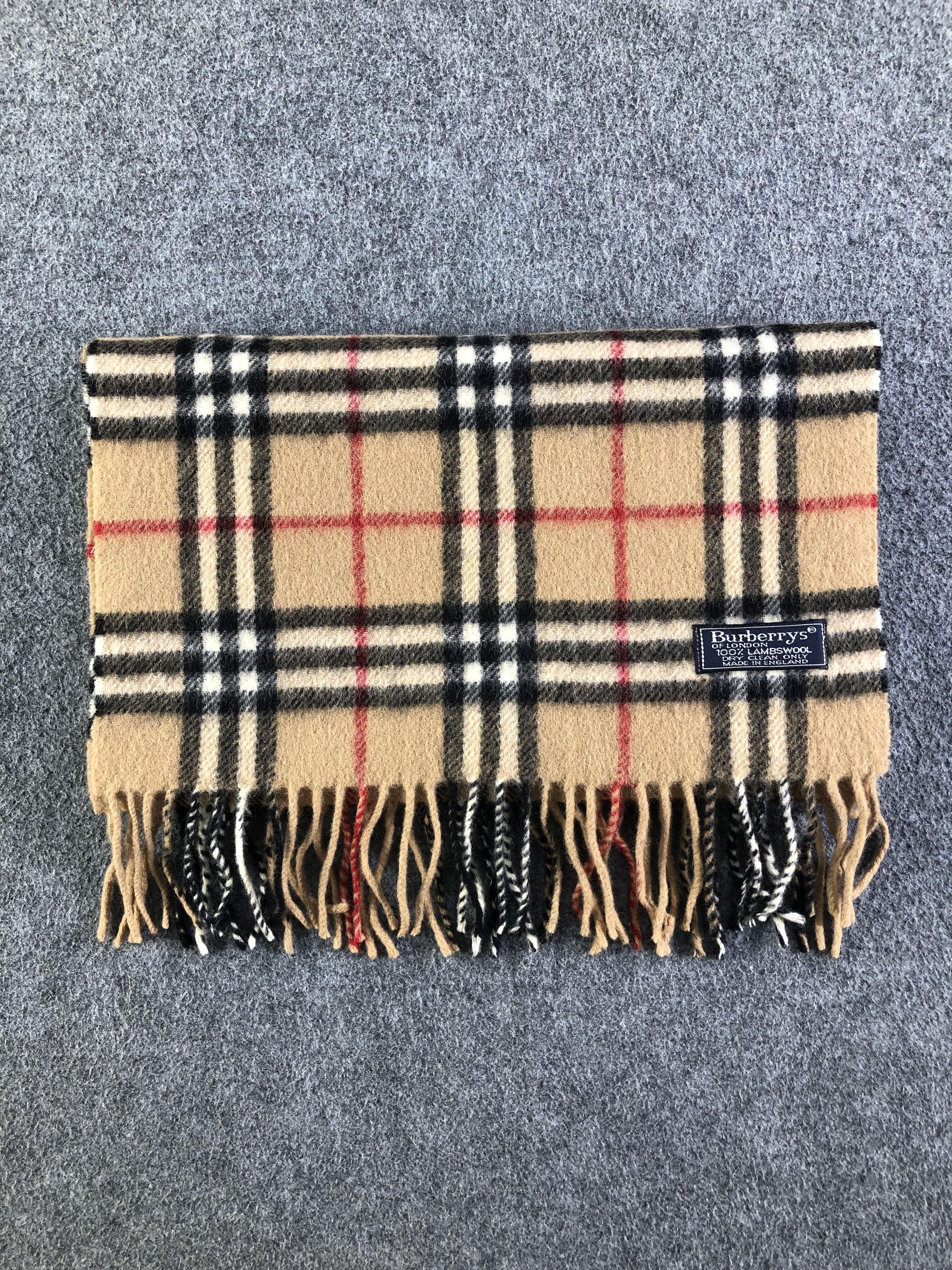 Burberry Burberrys Scarf / Muffler / Neckwear SS1352 Size ONE SIZE - 8 Thumbnail