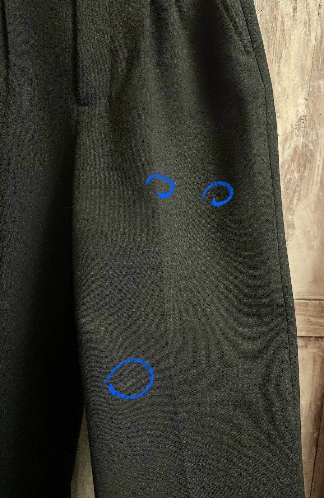 AMI ami paris black heavy wool carotte pants 36 wo Size 26" / US 2 / IT 38 - 12 Thumbnail