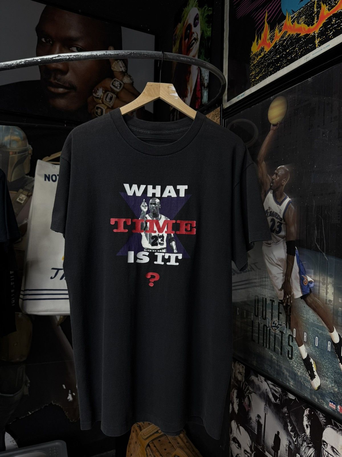 Vintage Vintage 90’s Michael Jordan Nike T-Shirt Vtg Adult Large Size US L / EU 52-54 / 3 - 6 Thumbnail