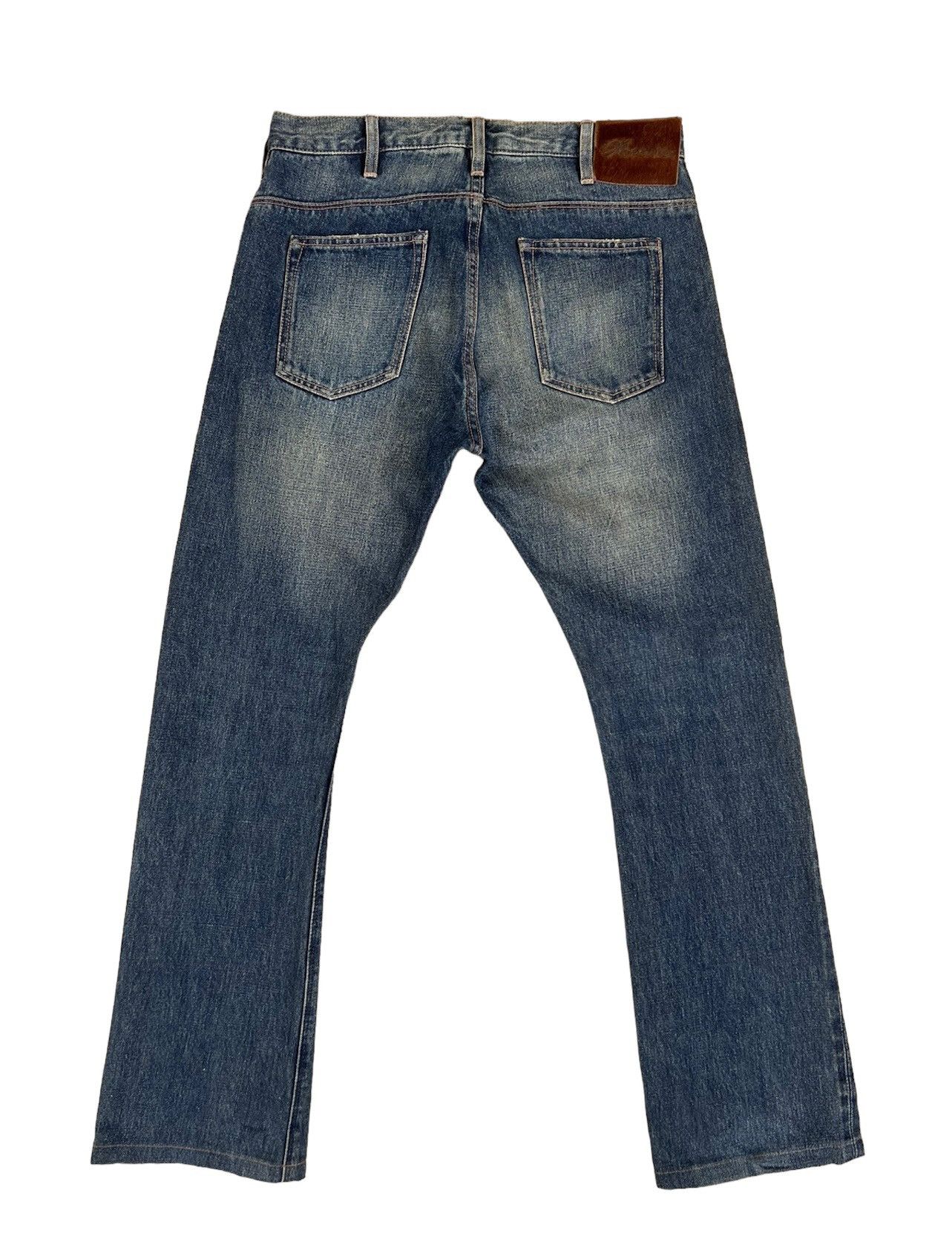 Vintage Dirty Mud Acoustic Japan Denim Selvedge Jeans Flare Size US 30 / EU 46 - 2 Thumbnail