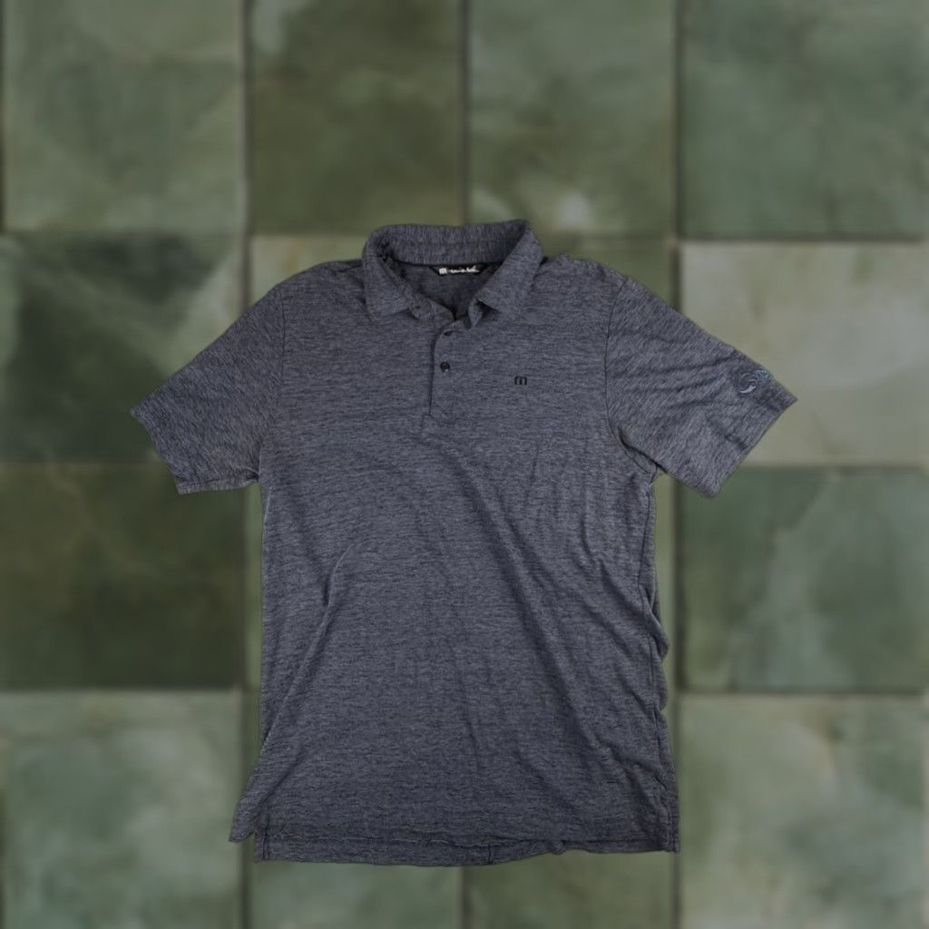 TravisMathew Travis Mathew Polo Shirt Mens M Blue Casual Embroider Size US M / EU 48-50 / 2 - 1 Thumbnail