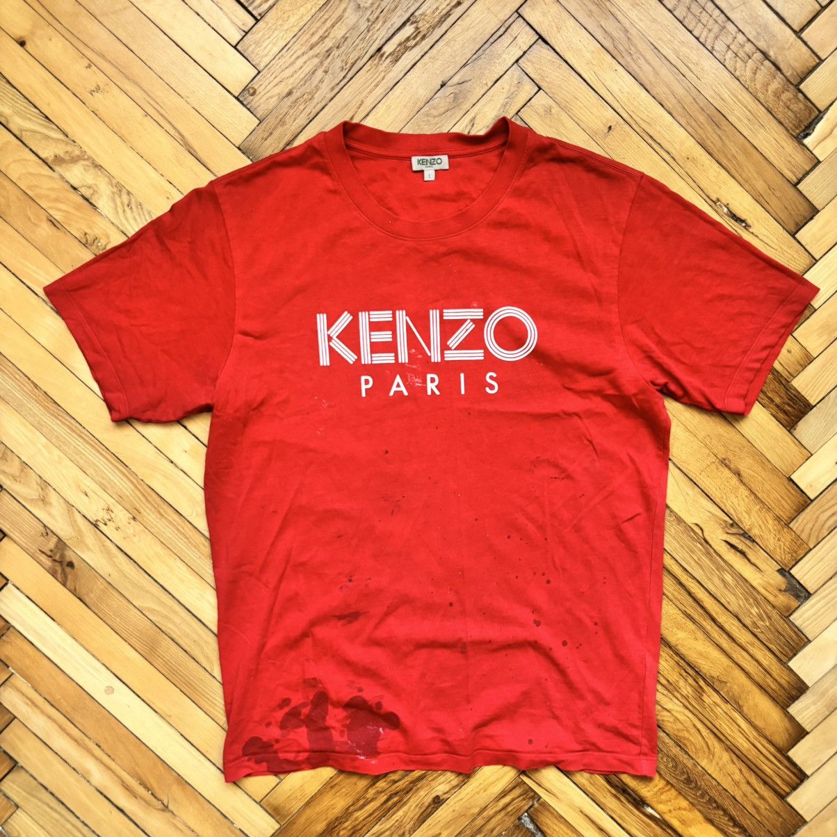 Kenzo Vintage Trashed Kenzo T-Shirt 90s ERD Y2K Rare Size US L / EU 52-54 / 3 - 1 Thumbnail