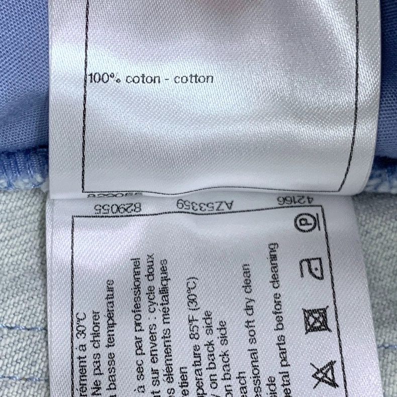 Chanel Chanel Light blue cotton casual denim shorts Size 25" / US 0 / IT 36 - 7 Thumbnail