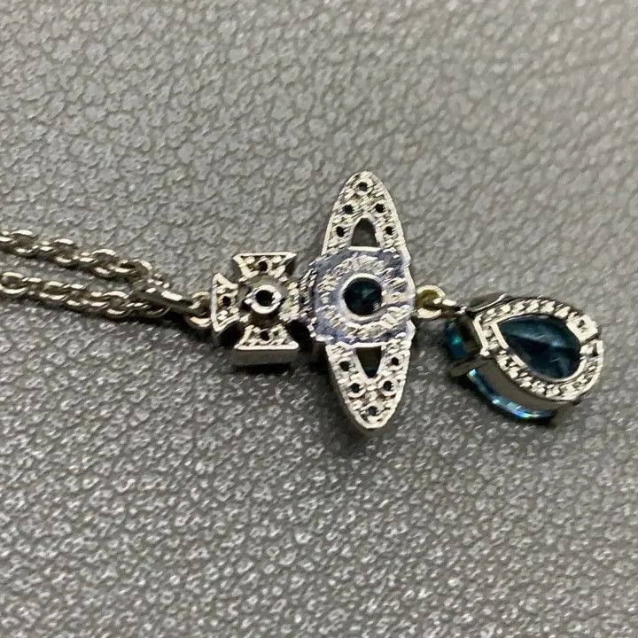 Vivienne Westwood Vivienne Westwood Ismene Blue Pendant Necklace Size ONE SIZE - 3 Thumbnail