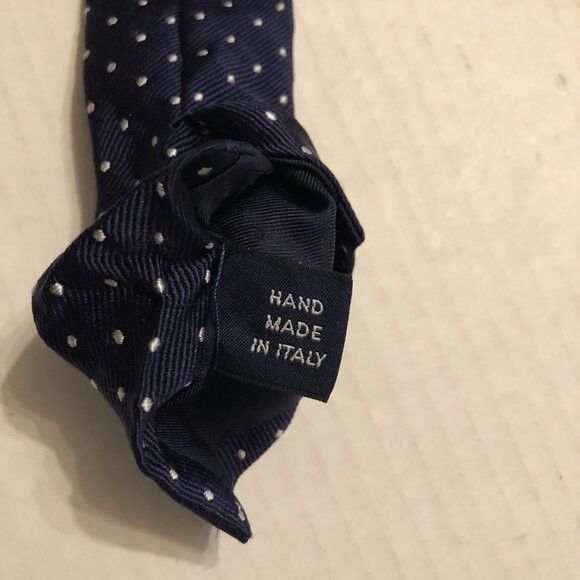 Polo Ralph Lauren polo Ralph Lauren men's new navy silk tie 3 3/4" X 58" Size ONE SIZE - 6 Thumbnail