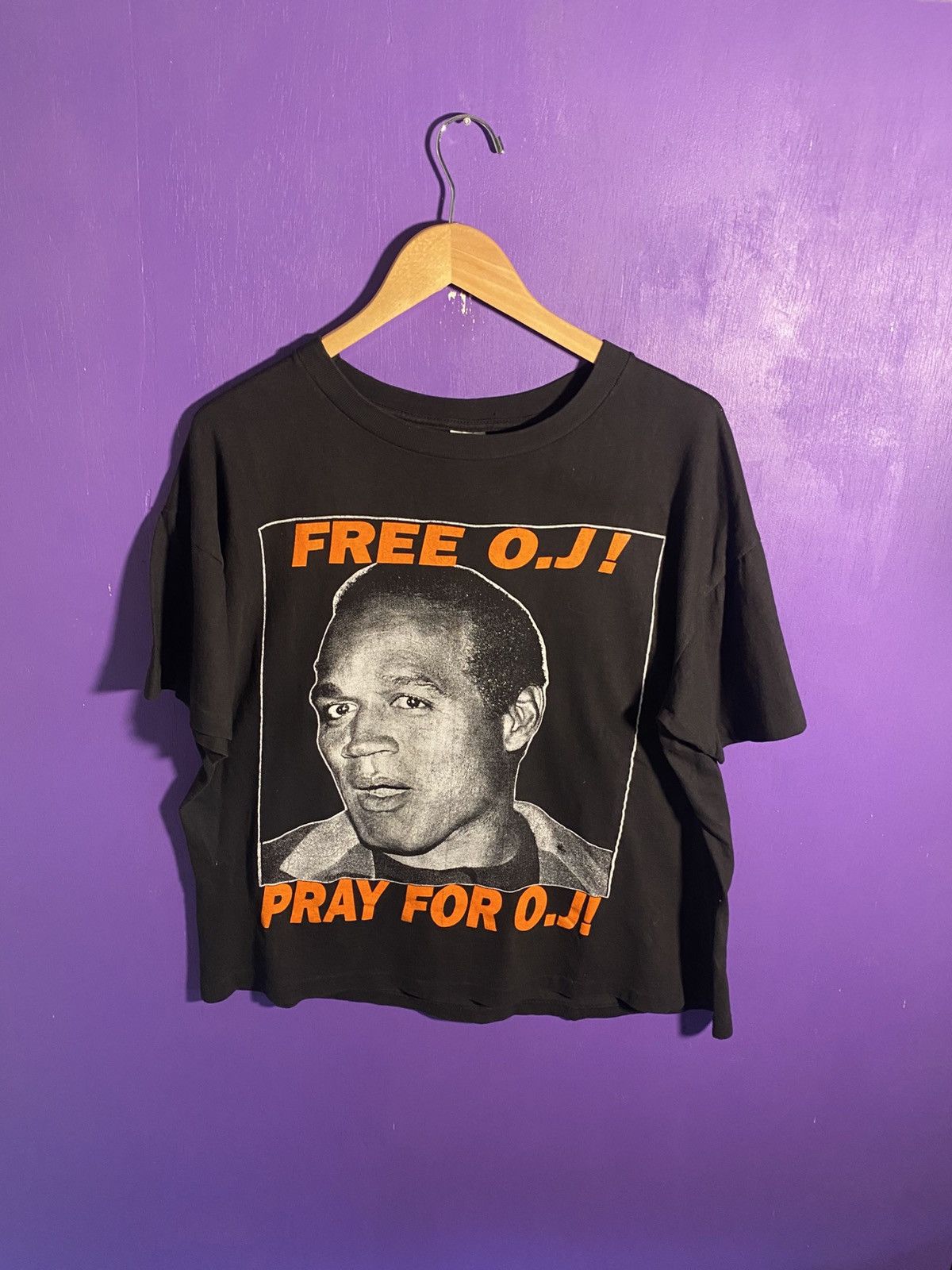 90sビンテージFREE O.J SIMPSON TシャツRAPTEES NFL Vintage OJ Simpson T-Shirt Men's XL Free OJ Let The Juice GO