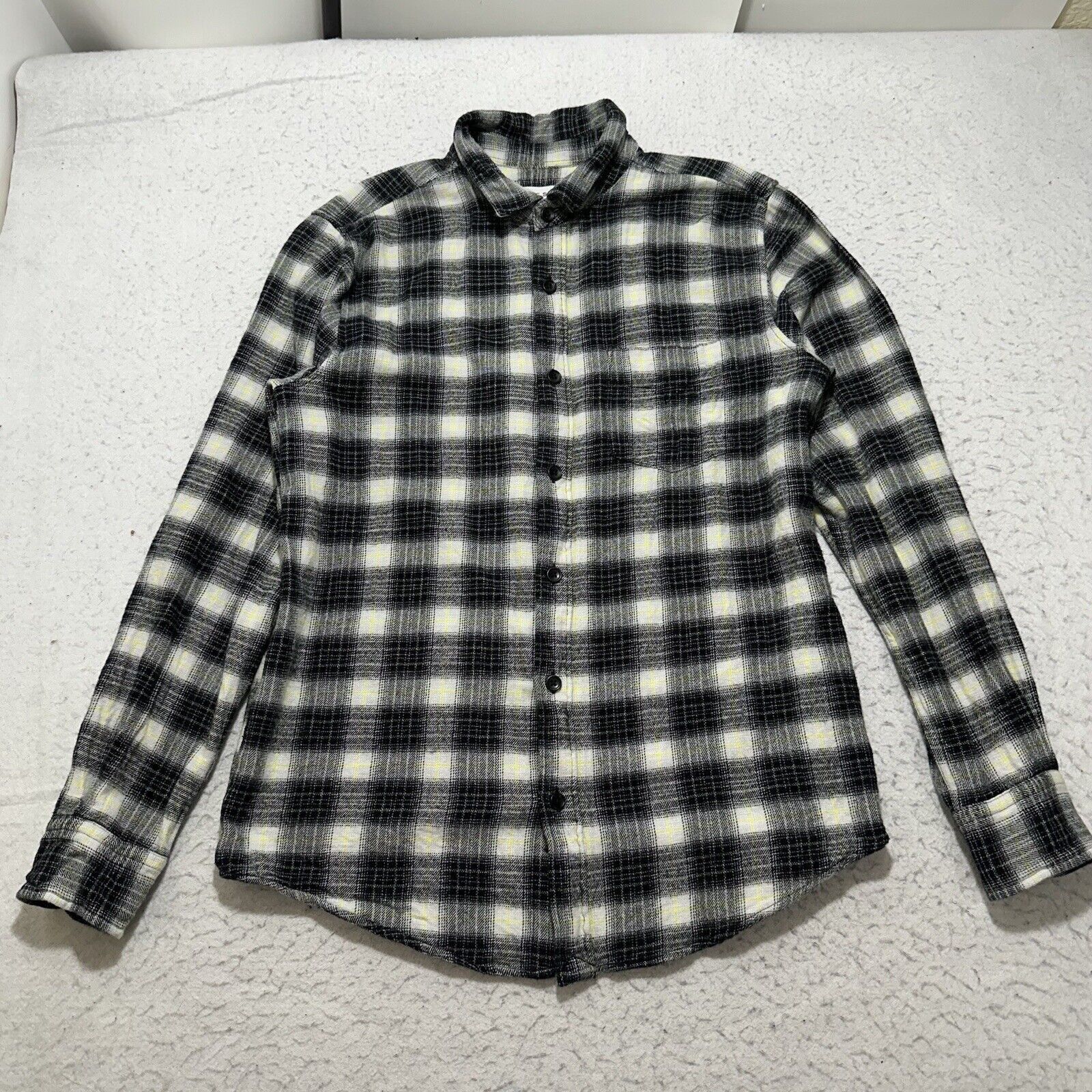 Pacsun Pacsun Small Button Down Pocket Shirt Black White Striped Size US S / EU 44-46 / 1 - 1 Thumbnail