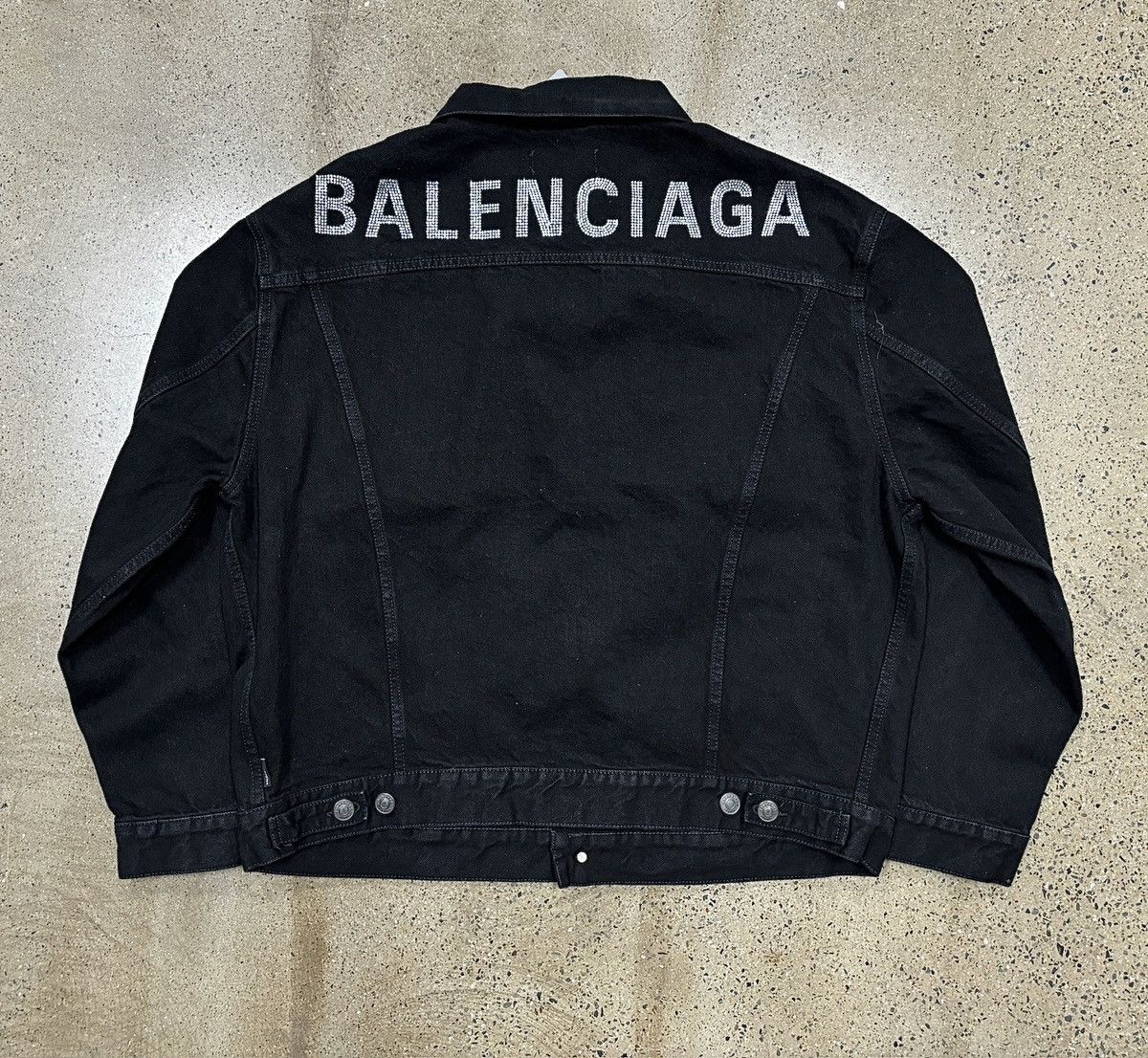 Balenciaga Balenciaga Diamond logo Denim Jacket Size US L / EU 52-54 / 3 - 1 Thumbnail