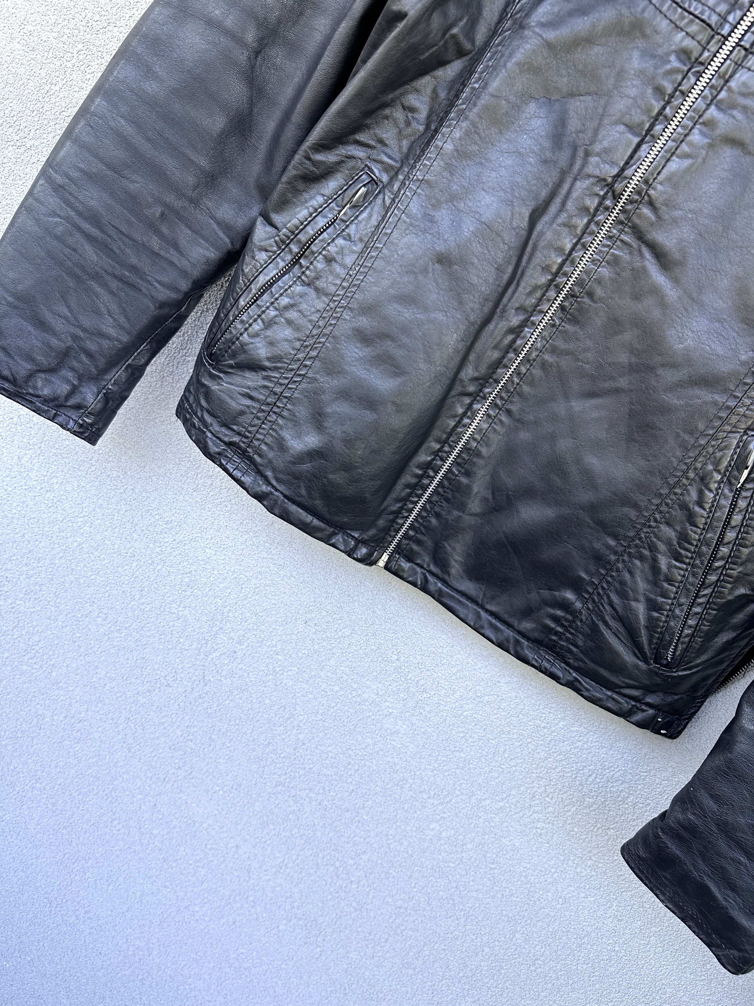 Vintage Vintage leather avant garde women biker jacket Size L / US 10 / IT 46 - 5 Thumbnail