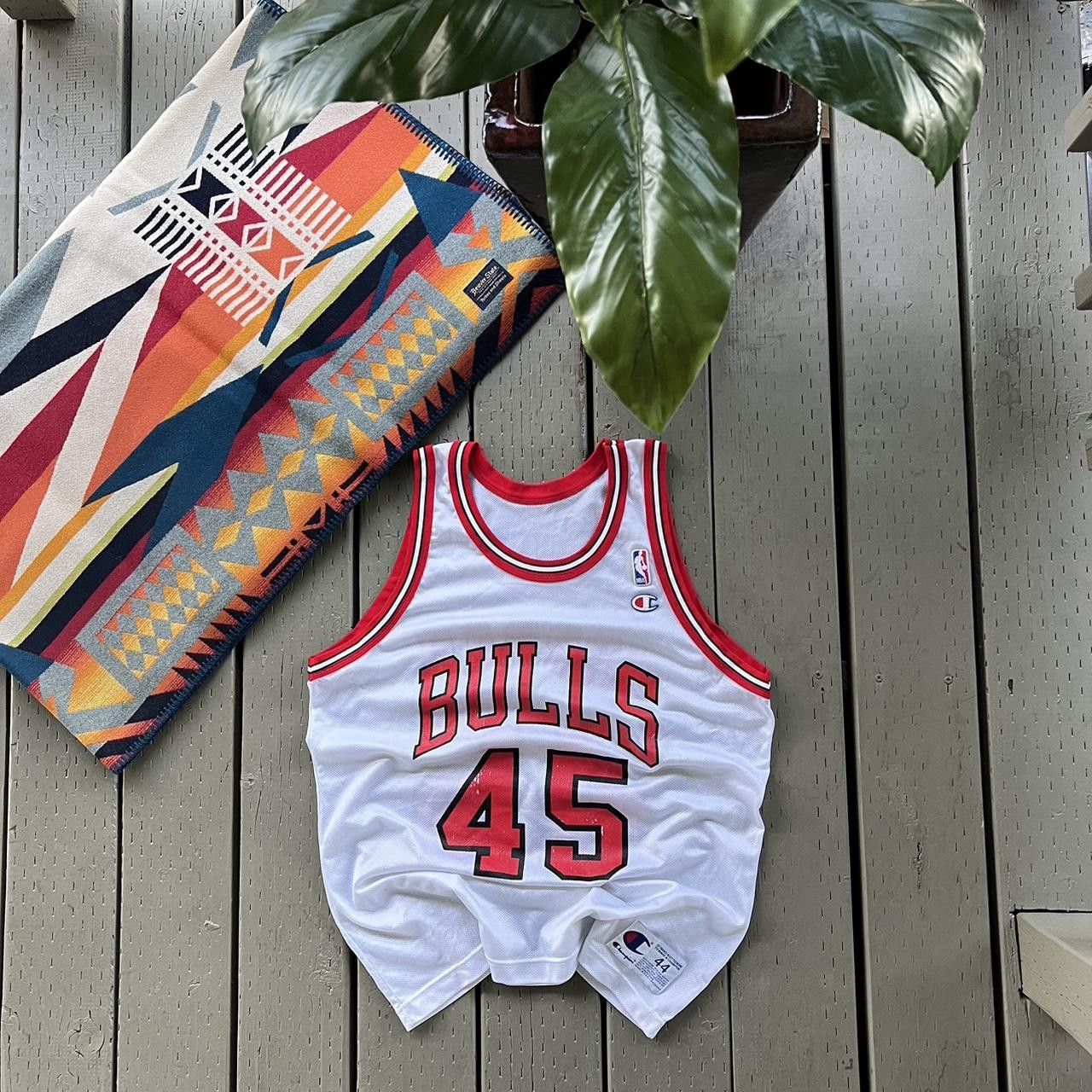 Champion Vintage Michael Jordan Champion Jersey NBA Chicago Bulls Size US M / EU 48-50 / 2 - 2 Thumbnail