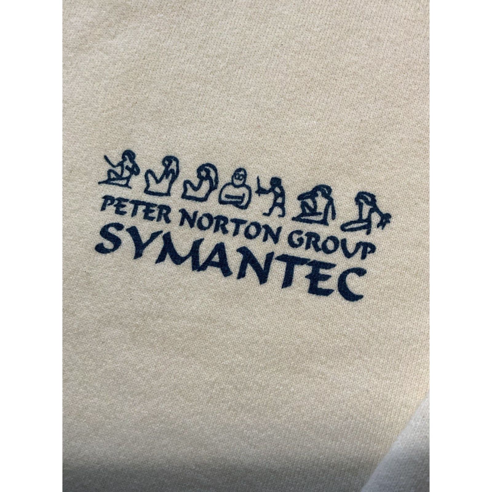 Vintage VINTAGE Peter Norton Group Symantec ANUBIS Software Technology Sweatshirt Mens Sz. M Ivory Crewneck Pullover Santee 46 Chest 27 Shoulder to Hem Size US M / EU 48-50 / 2 - 2 Thumbnail