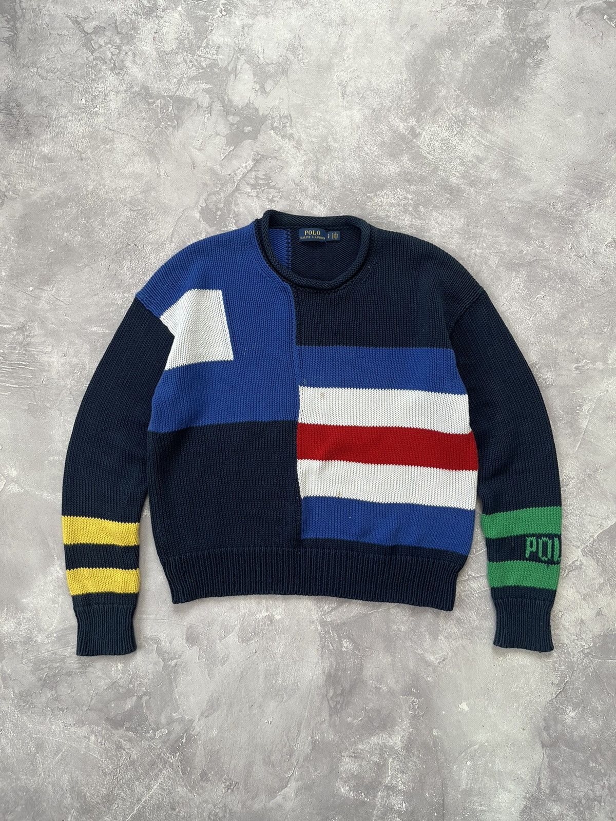 Polo Ralph Lauren Polo Ralph Lauren Knitted Sweater Multicolor Size S Size S / US 4 / IT 40 - 1 Thumbnail