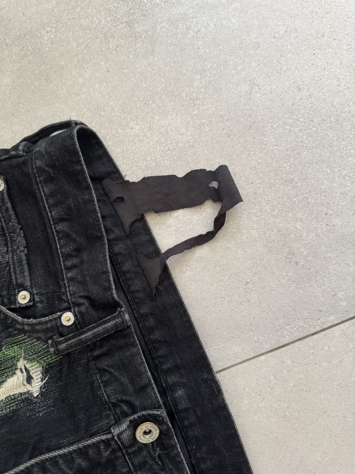 Vlone Vlone Runway 2018 Scab Denim Size US 32 / EU 48 - 5 Thumbnail