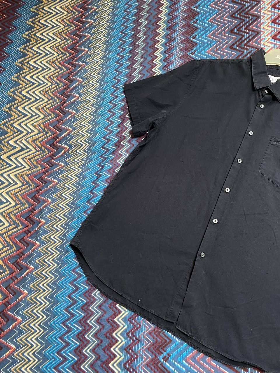 Lacoste Vintage Y2K Lacoste black shirt logo streetwear Size US S / EU 44-46 / 1 - 8 Thumbnail