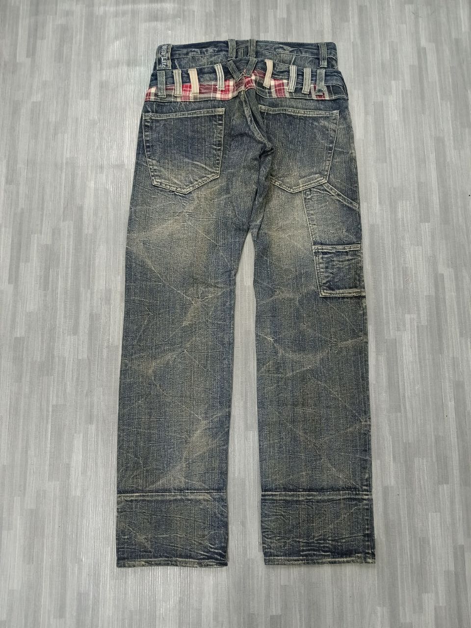 Designer × Vintage SICK DOUBLE WAIST CARPENTER WILD LIFE DENIM PANTS Size US 30 / EU 46 - 3 Thumbnail