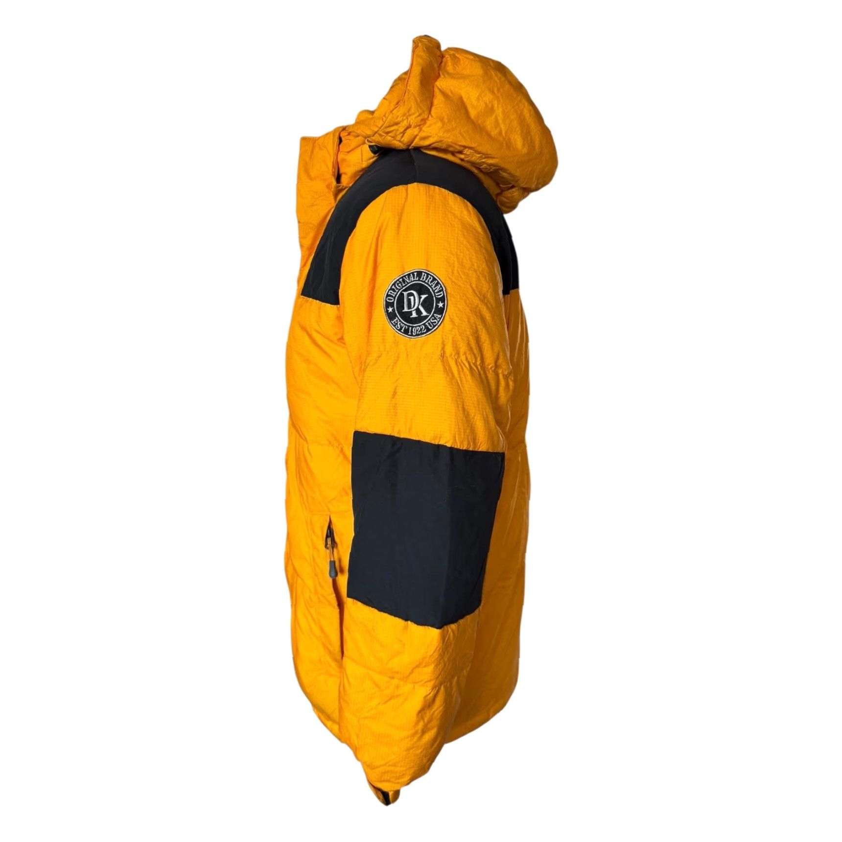 Dickies Dickies Yellow Hooded Down Puffer Jacket Mens M | Duck Down Filling | Winter Outerwear | Yellow / Black | 22” Pit to Pit 28” Length Size US M / EU 48-50 / 2 - 4 Thumbnail