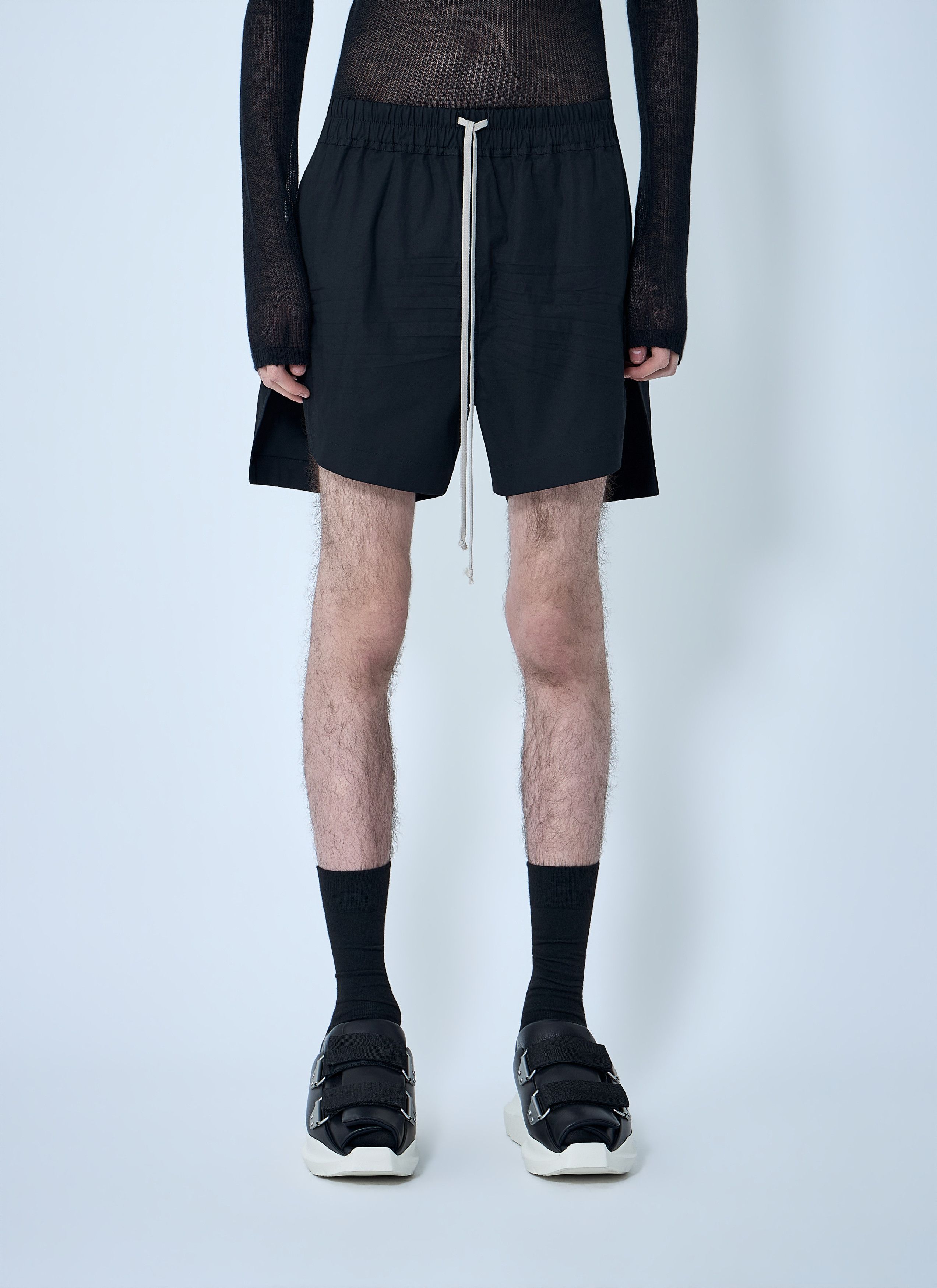 Rick Owens BRAND NEW RICK OWENS LEATHER BIG MOODY SHORTS FW14 SIZE