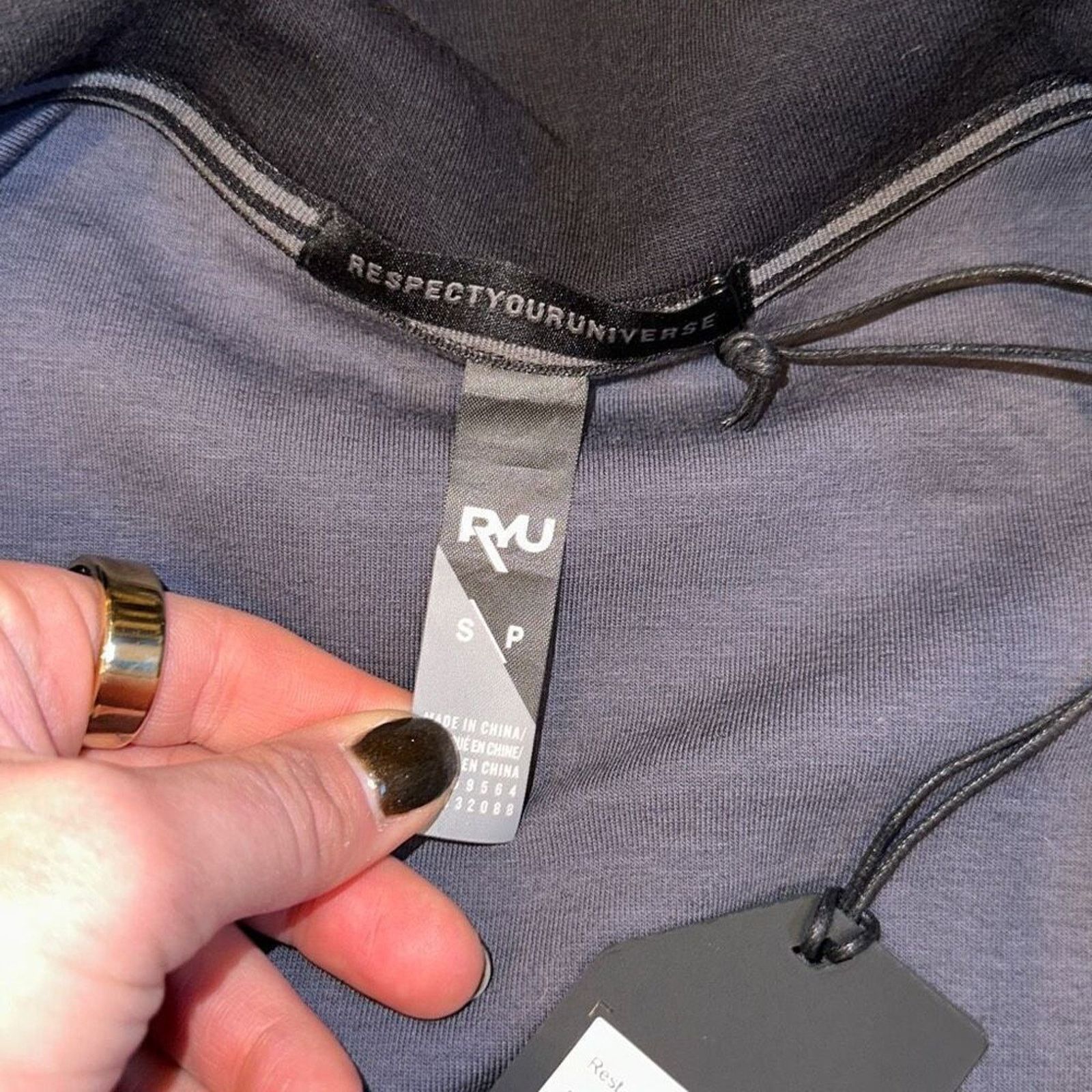 Other Respect your Universe black Ethos track jacket | Sz S, NWT Size S / US 4 / IT 40 - 3 Thumbnail
