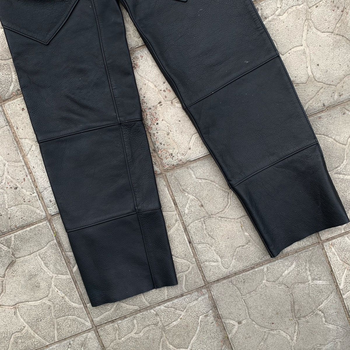 Harley Davidson Vintage Harley Davidson Leather Motorcycle Chaps Pants Size US 32 / EU 48 - 3 Thumbnail