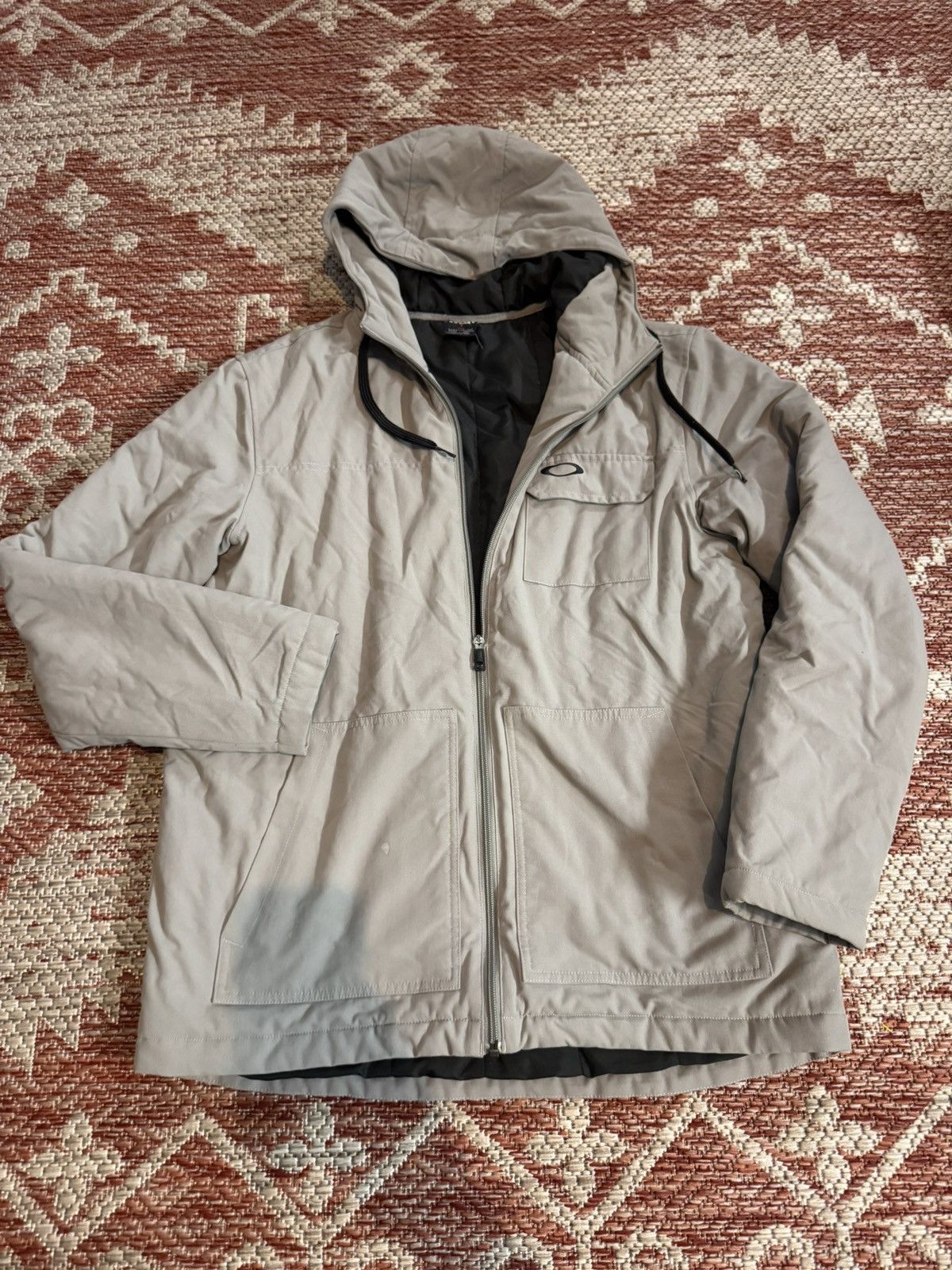 Oakley Men’s Oakley Heavy Duty All Weather Jacket Grey Meduim Size US M / EU 48-50 / 2 - 1 Thumbnail