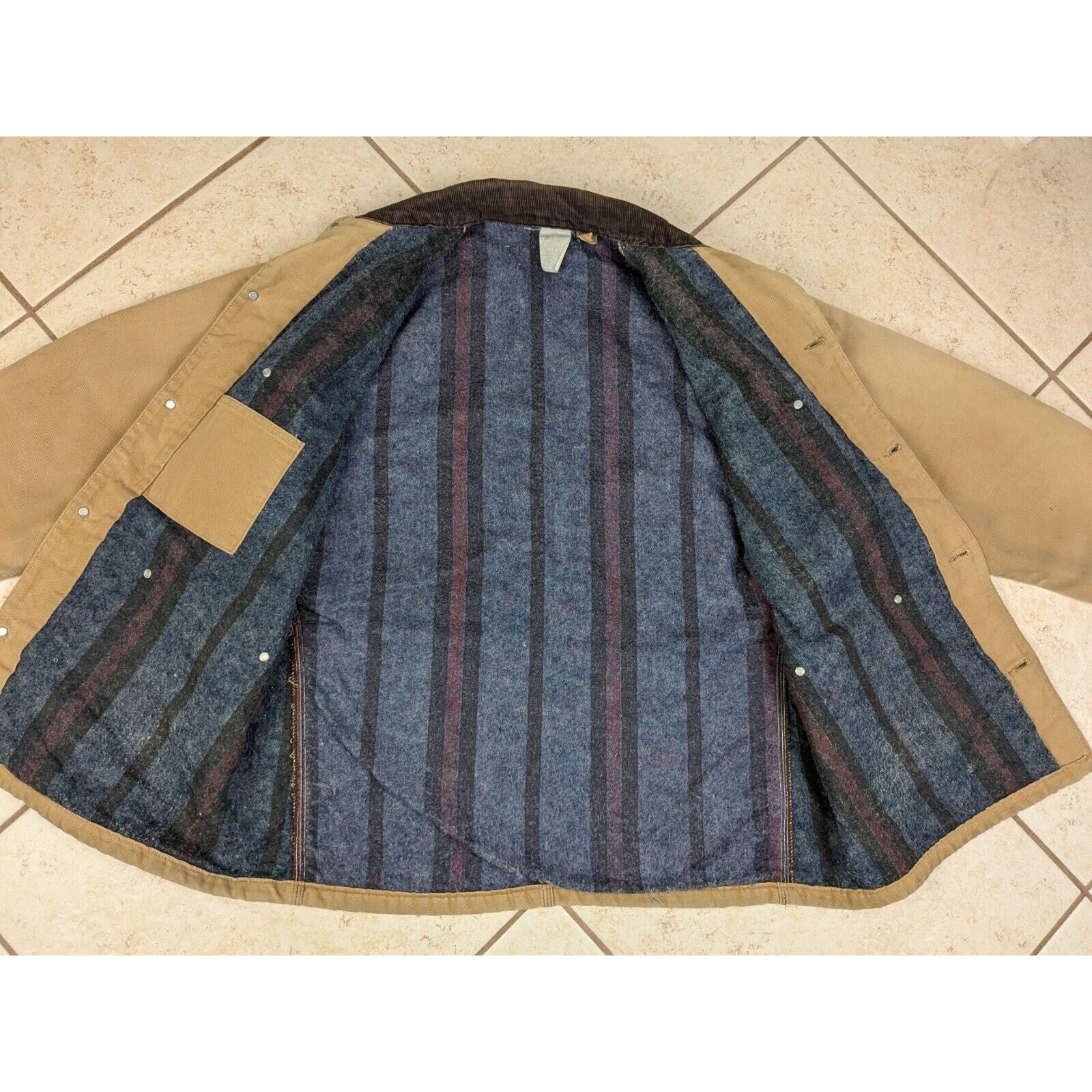 Carhartt Vtg Carhartt Chore Barn Jacket Coat Blanket Lined Canvas Size US XXL / EU 58 / 5 - 17 Thumbnail