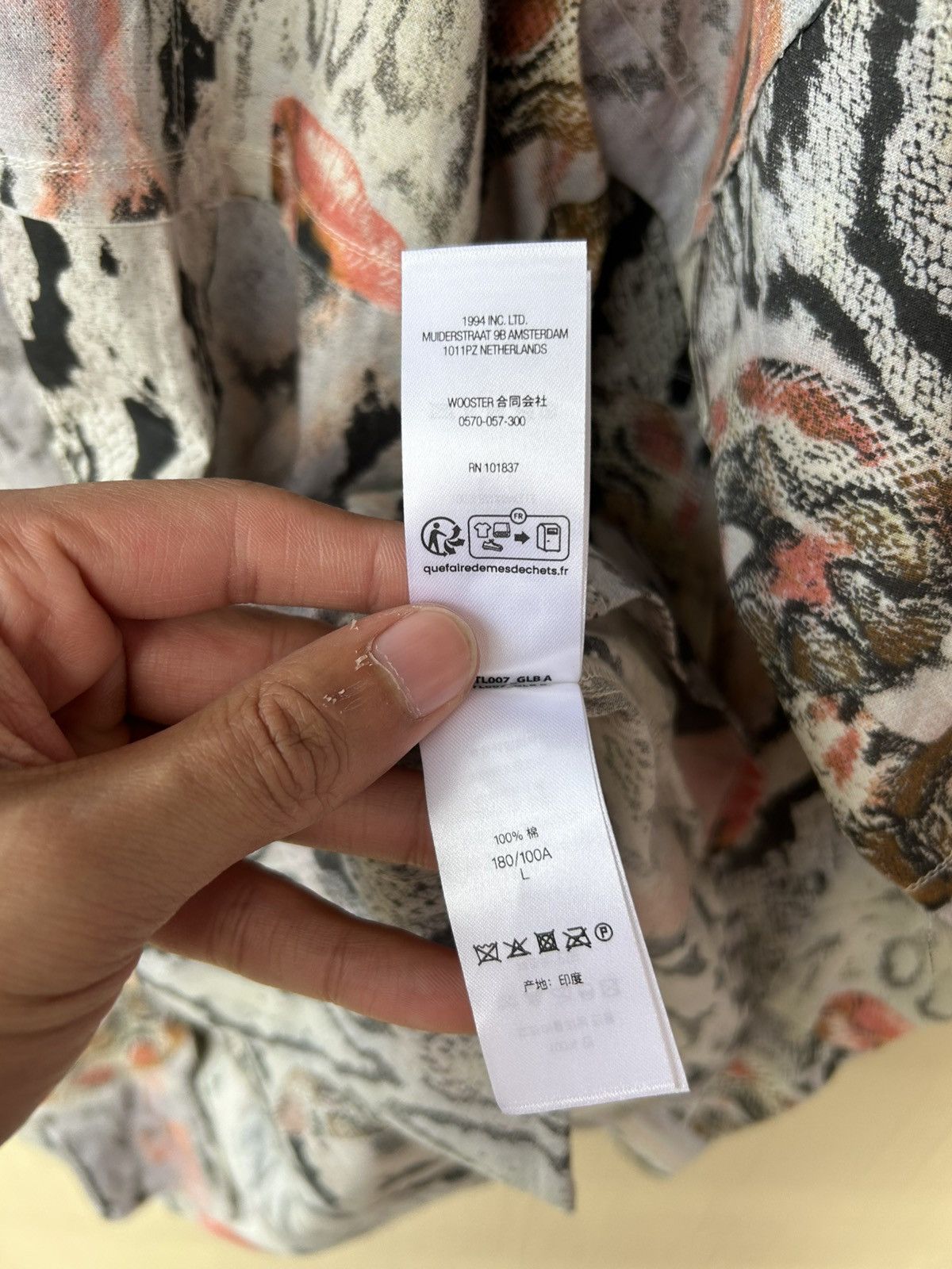 Martine Rose × Supreme NEW MARTINE ROSE SUPREME PATCHWORK BUTTON UP Size US L / EU 52-54 / 3 - 9 Thumbnail