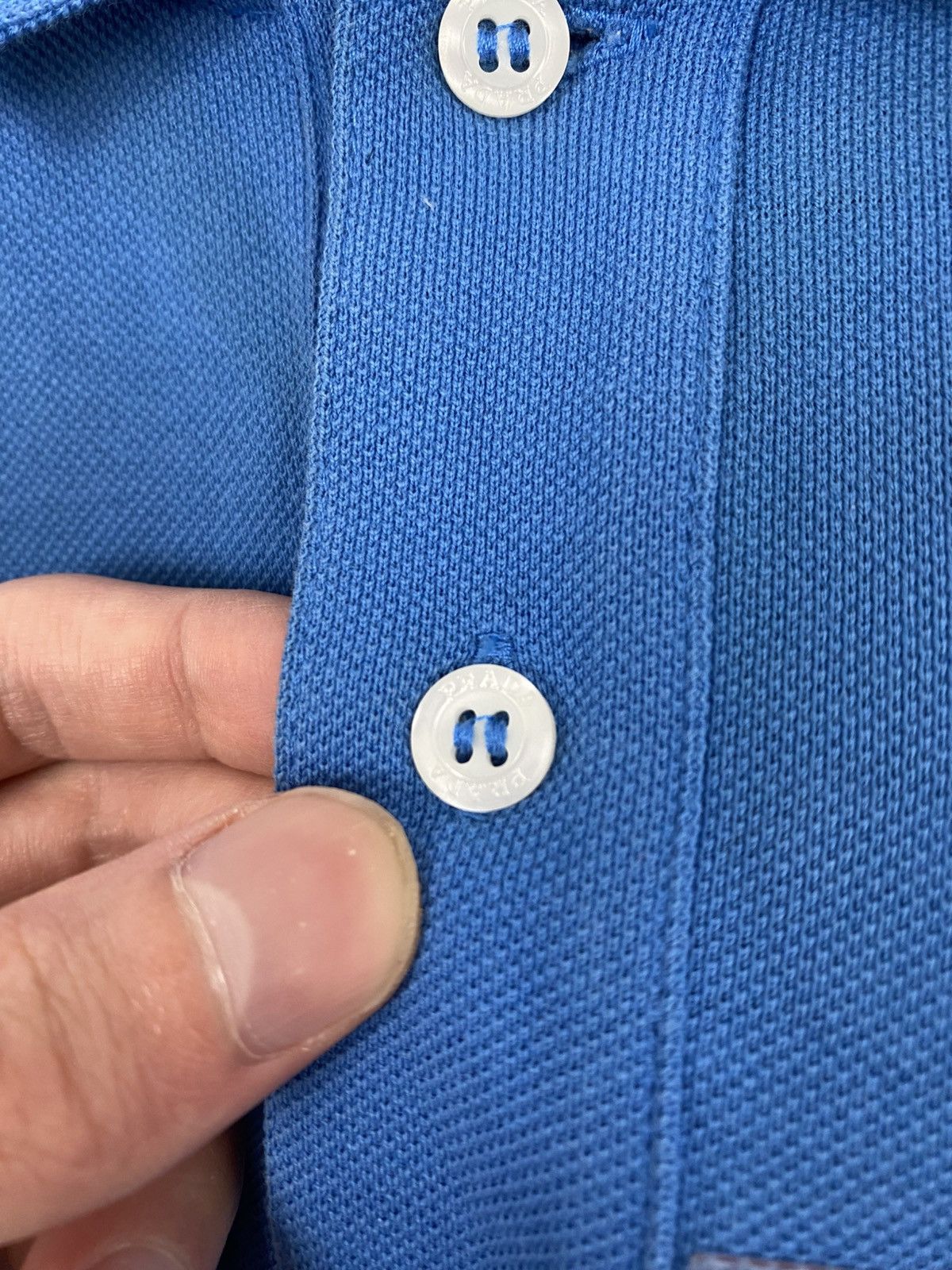 Prada Red Tab blue polo by Prada Milano Size US L / EU 52-54 / 3 - 6 Thumbnail