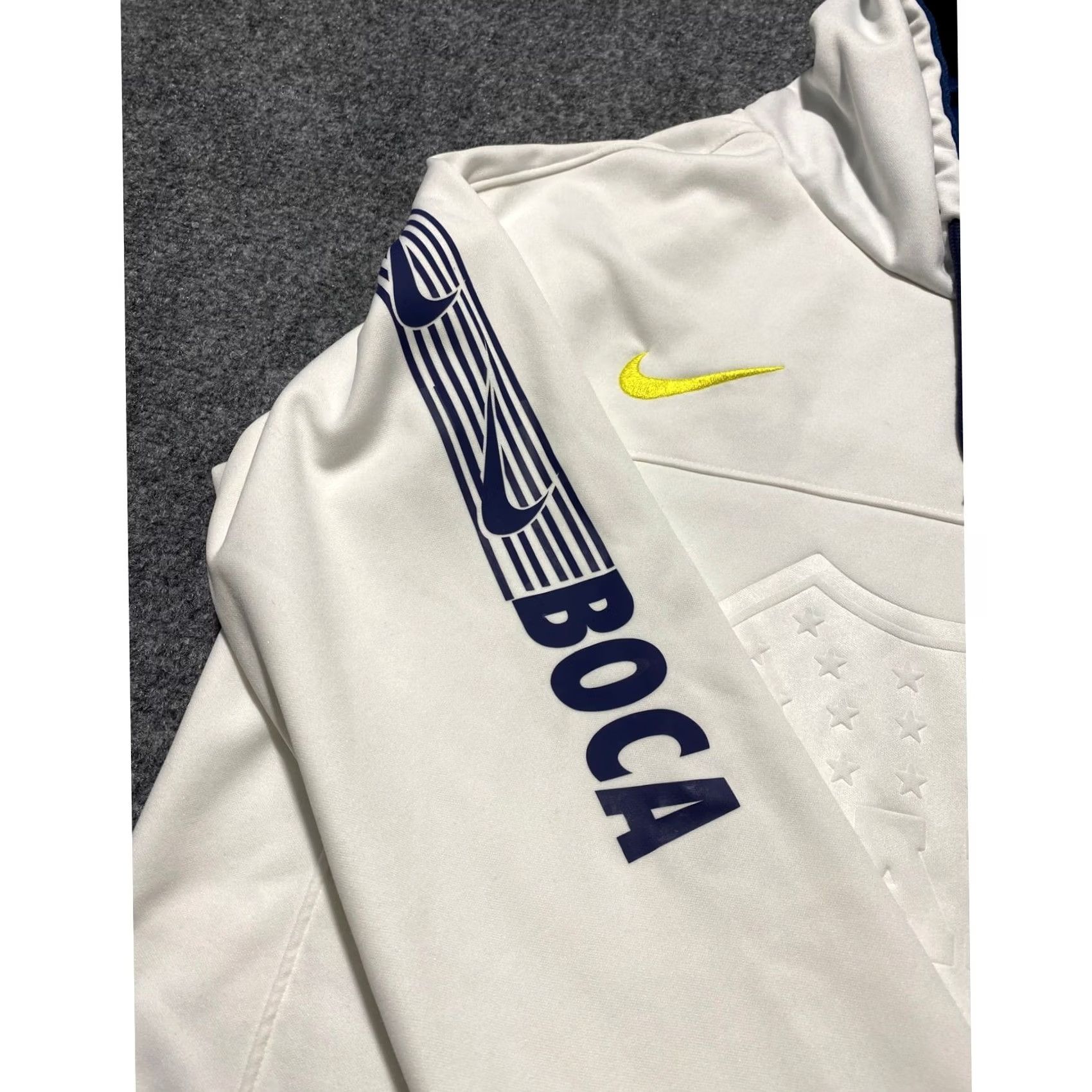 Nike Nike Boca Juniors Dri-FIT Training Hoodie Mens Large White CABJ Soccer Argentina Shirt Size US L / EU 52-54 / 3 - 6 Thumbnail