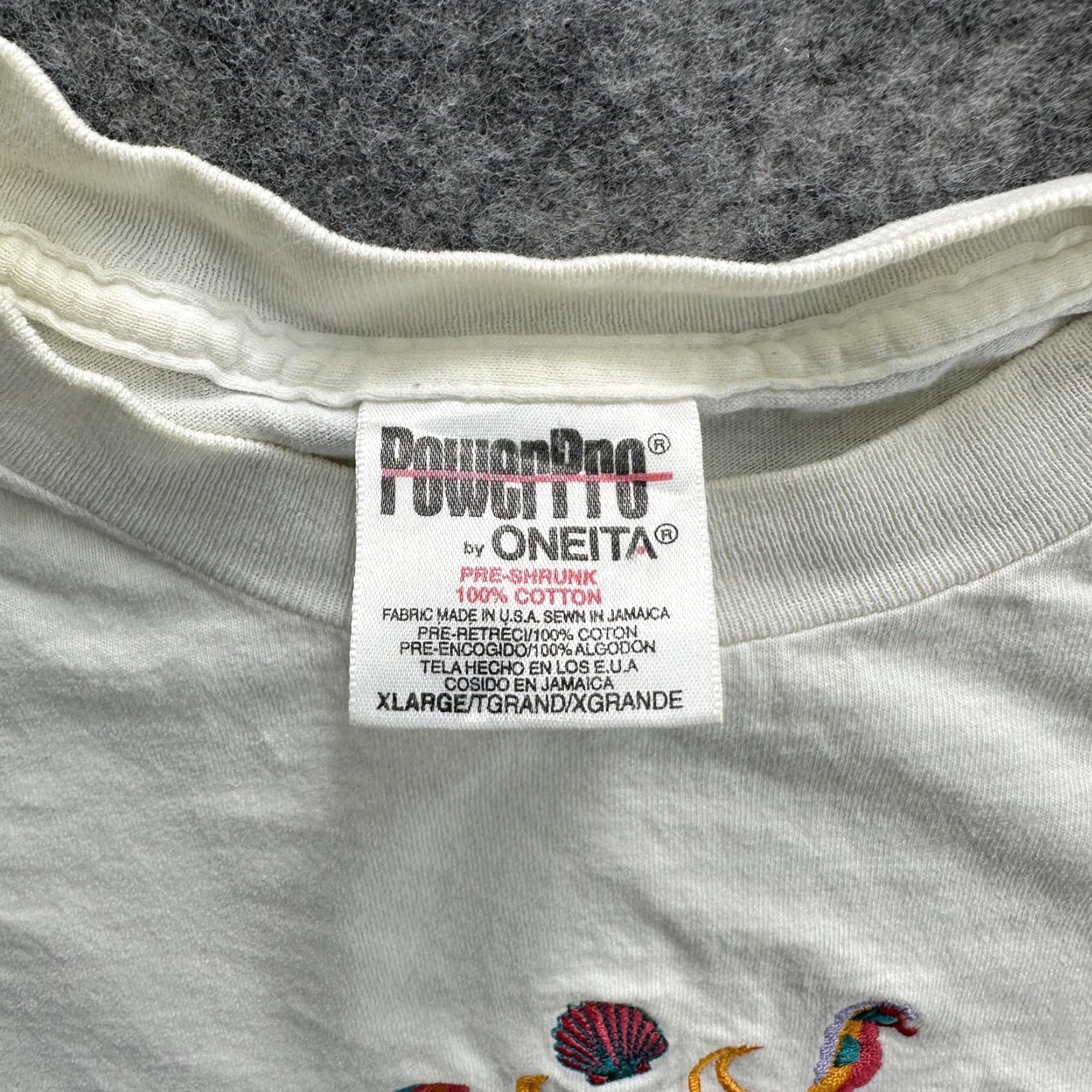 Vintage VINTAGE Aruba Shirt Mens XL T-Shirt Short Sleeve Cotton Beach Sun Embroidered Jamaica 90s Size US XL / EU 56 / 4 - 7 Thumbnail