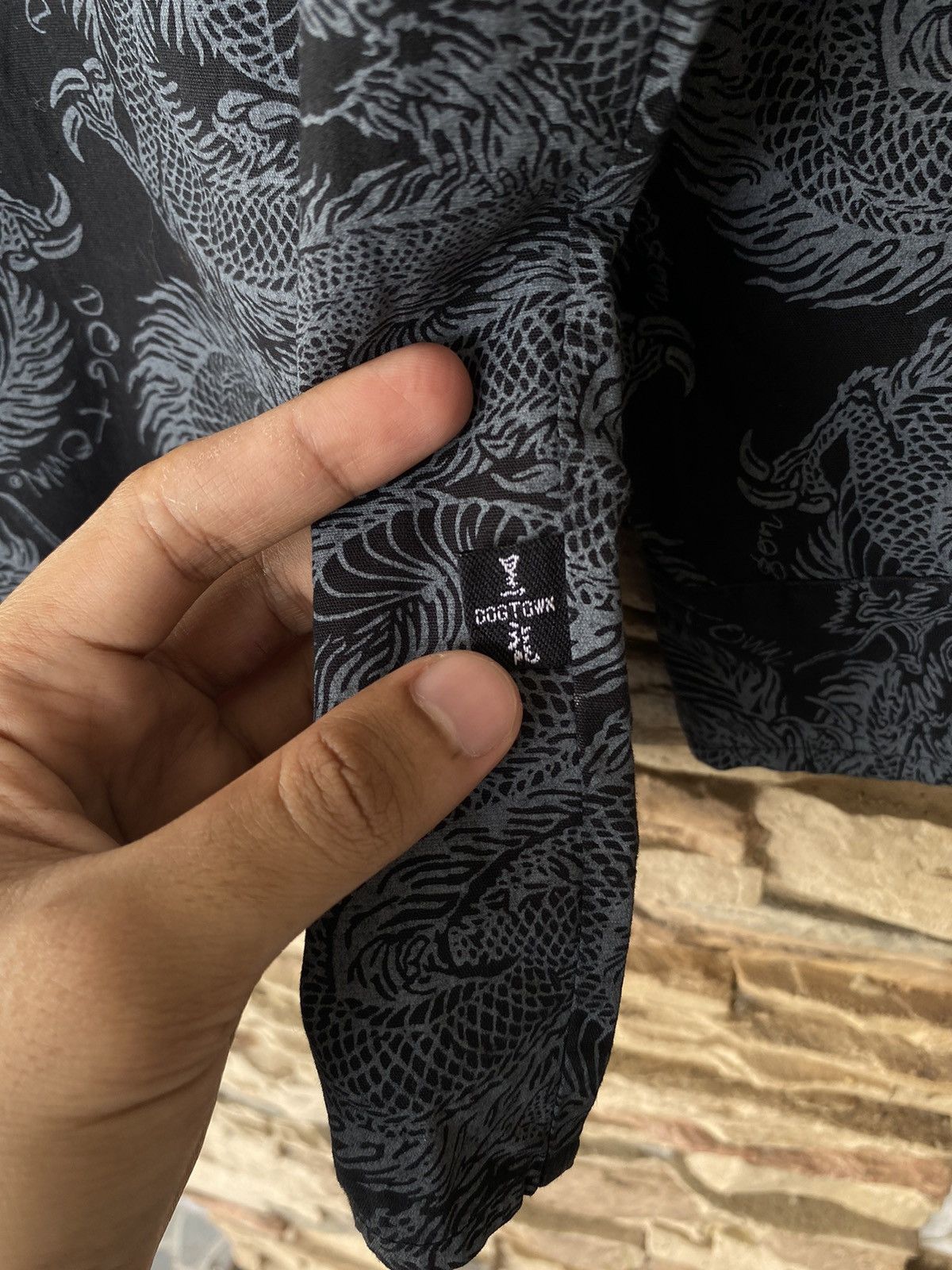Vintage Rare Vintage Dogtown Dragon Longsleeve Button Up Shirt Size US XXL / EU 58 / 5 - 12 Thumbnail