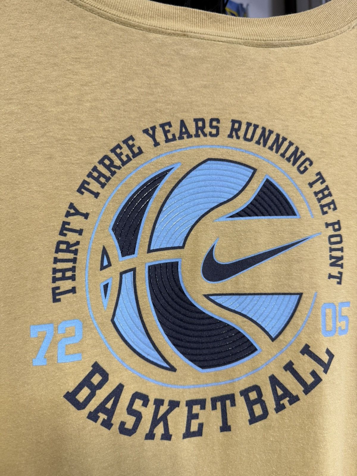 Nike Vintage Y2K Nike Basketball Swoosh T-Shirt Size 2XL Size US XXL / EU 58 / 5 - 6 Thumbnail