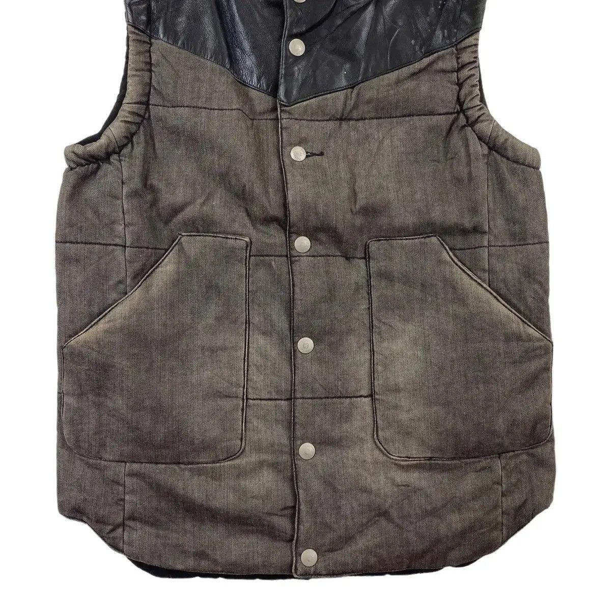 Morgan Homme × Vintage Vintage MORGAN HOMME Collection Puffer Tank Top Jacket Size US M / EU 48-50 / 2 - 3 Thumbnail