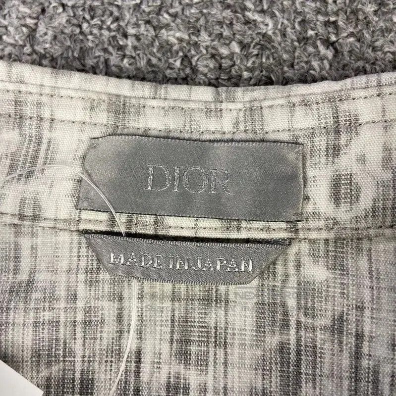 Dior Dior Gray Cotton Shirt for Women . Size L / US 10 / IT 46 - 4 Thumbnail