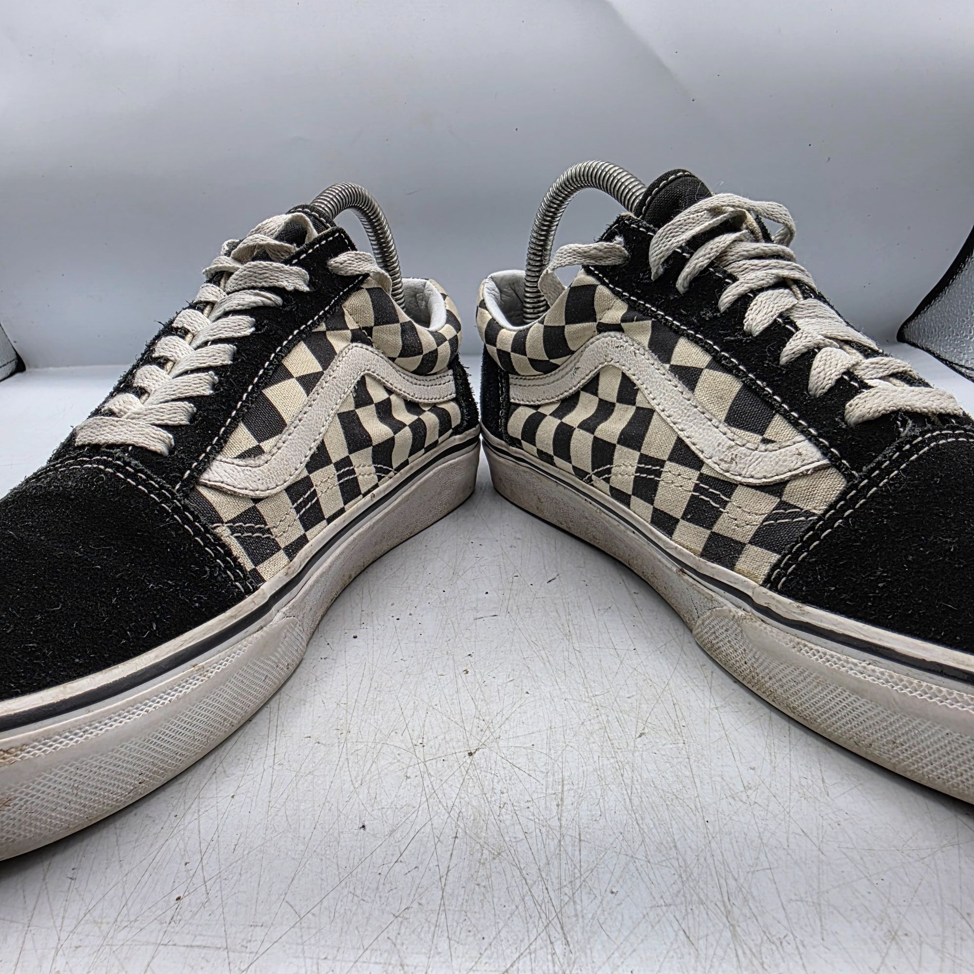 Vans Vans Old Skool Womens Size 9 Black White Checkered Sneaker S Size US 9 / IT 39 - 3 Thumbnail