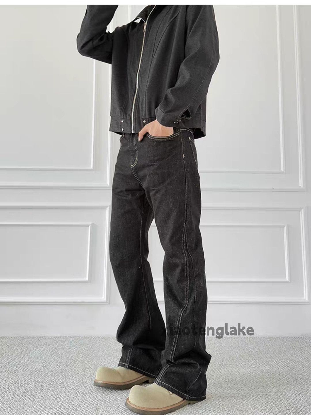 Jean xz vintage washed faded cleanfit yuppie bootcut flared jeans Size US 28 / EU 44 - 6 Thumbnail