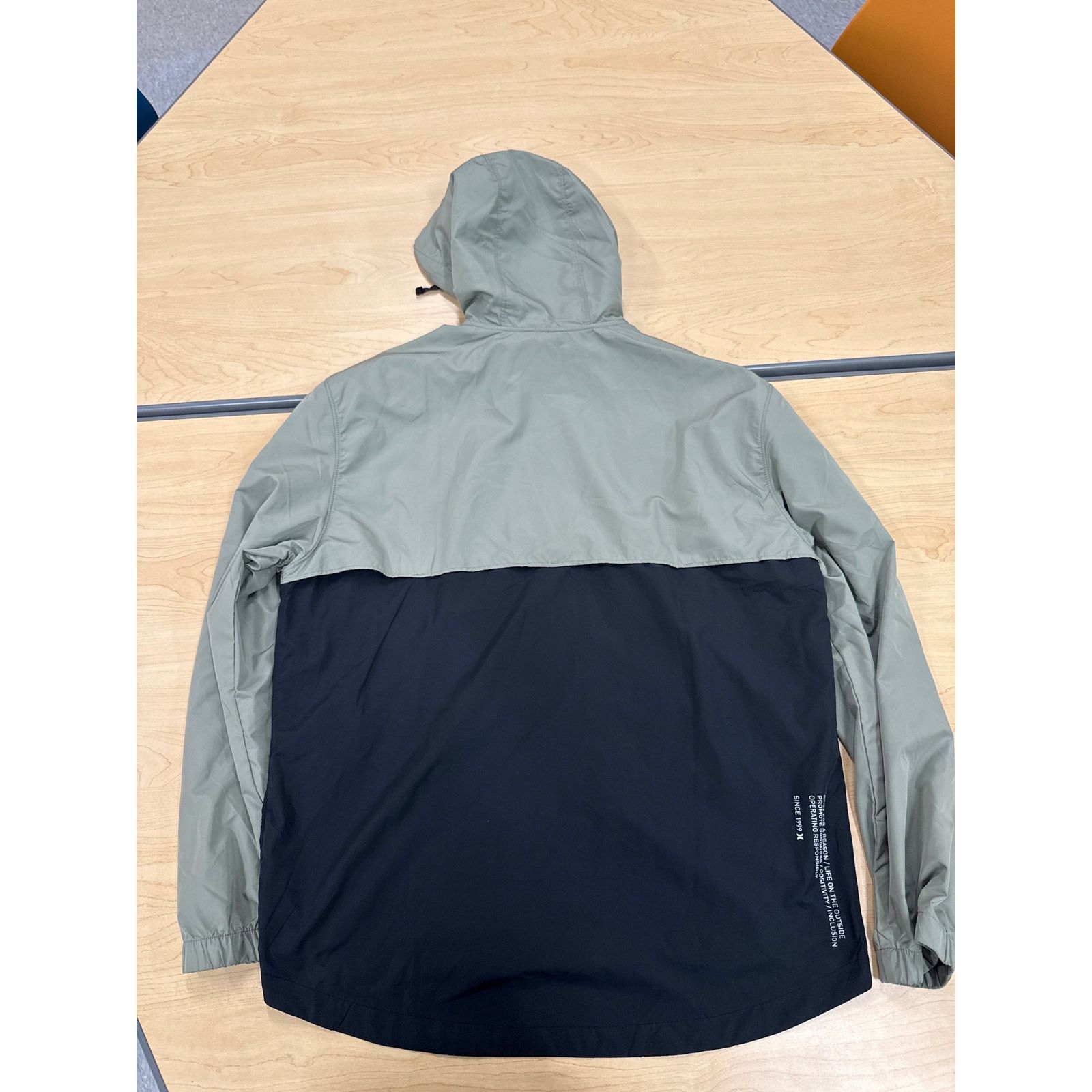 Hurley Hurley Windbreaker Jacket Olive Green / Black Men’s Large Size US L / EU 52-54 / 3 - 2 Thumbnail