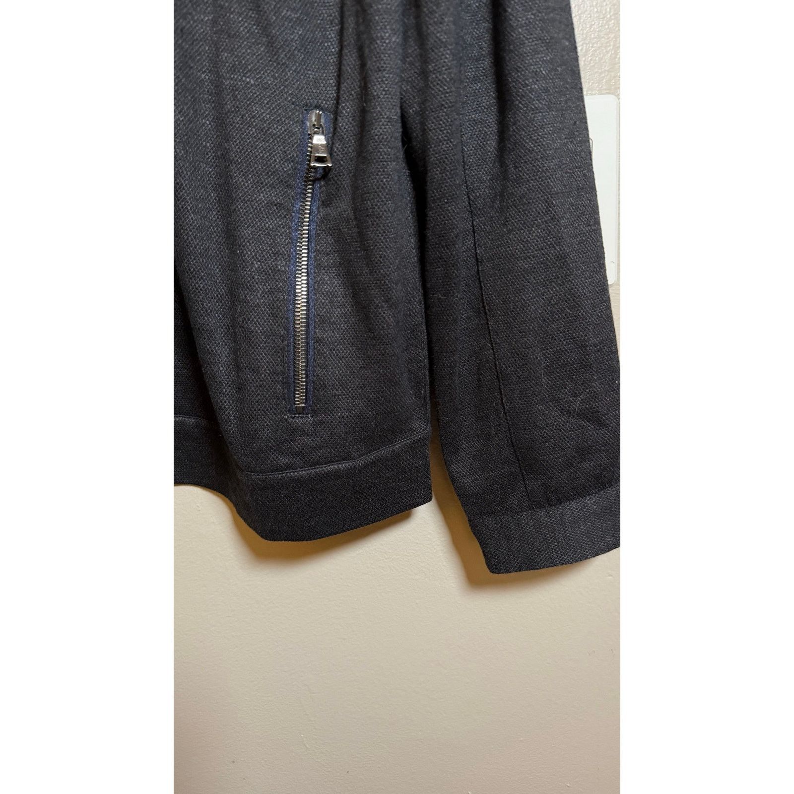 John Varvatos John Varvatos Heathered Knit Snap-Front Jacket size L $688 Size US L / EU 52-54 / 3 - 12 Thumbnail